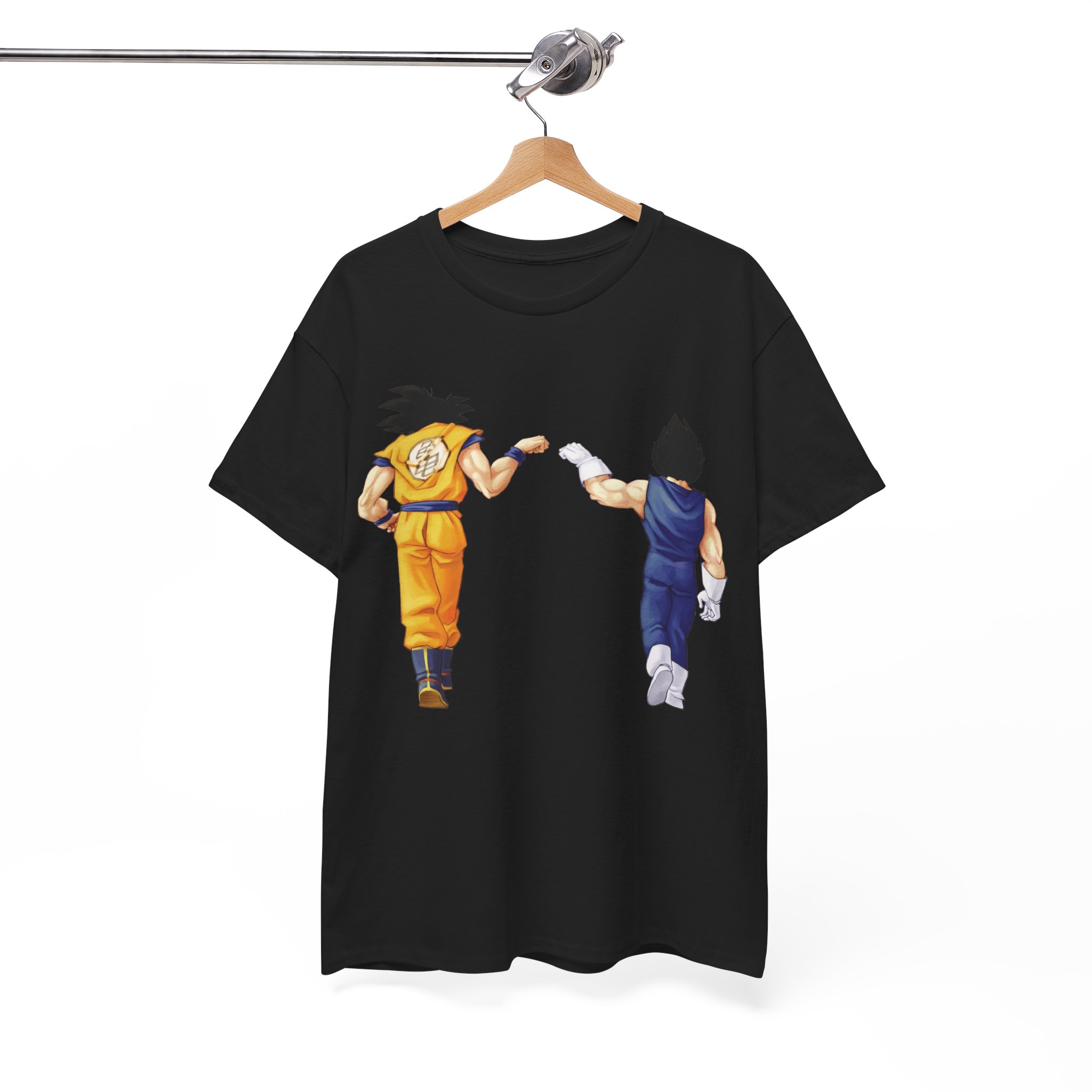 Son Goku and Vegeta Epic Anime Friendship Shirt - Anime Inspired Gift - Image 3