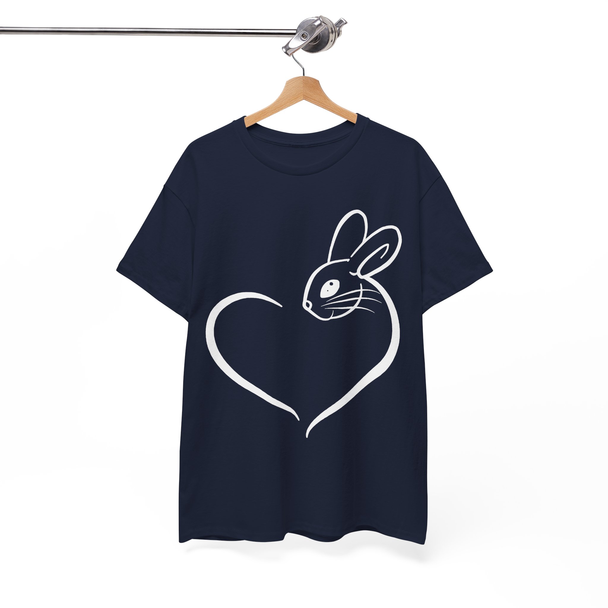 Bunny Rabbit Heart Love T‑Shirt - Image 9