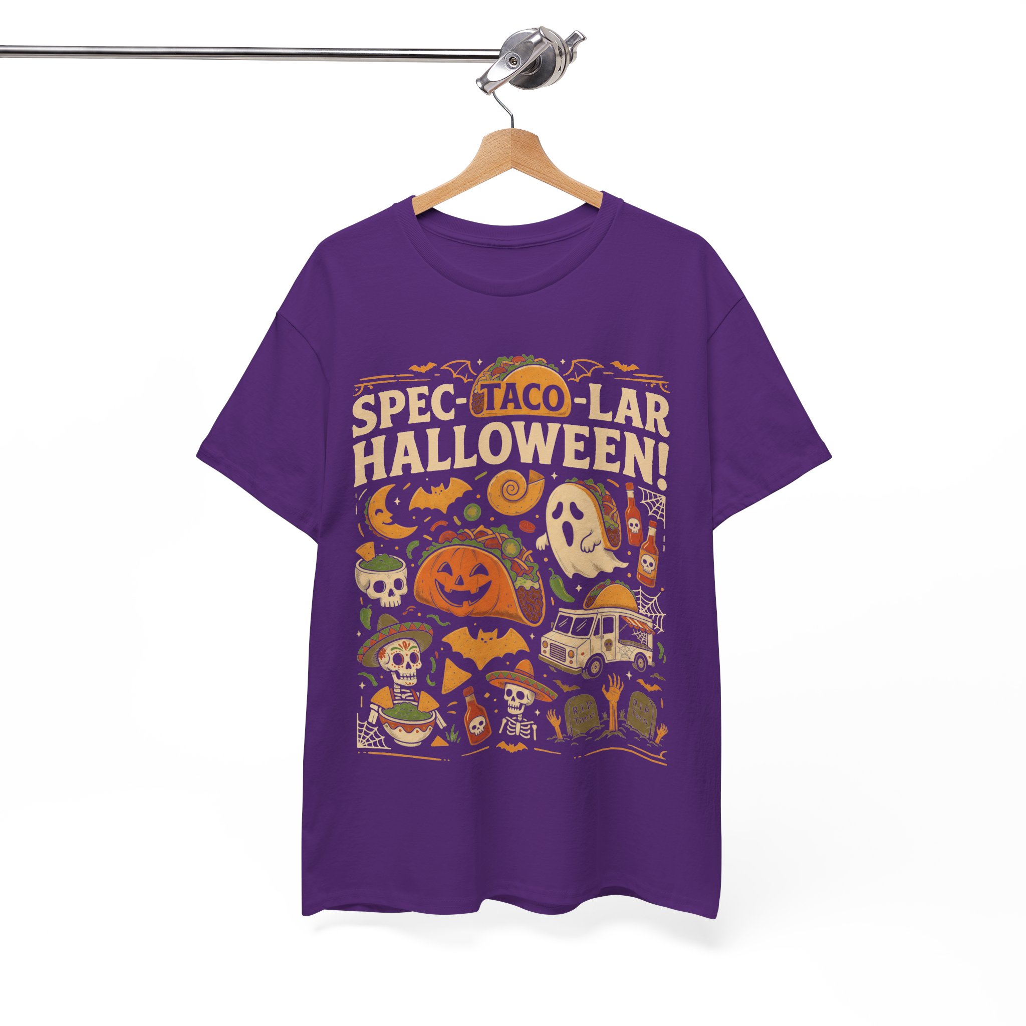 Spec-Taco-Lar Halloween Shirt - Funny Taco Halloween Party T-Shirt for Taco Lovers - Image 10