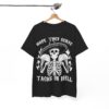 Hope They Serve Tacos In Hell Tee – Gothic Skeleton Sombrero T-Shirt