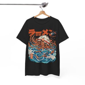Vintage Kaiju Ancient Waves Japanese T-Shirt