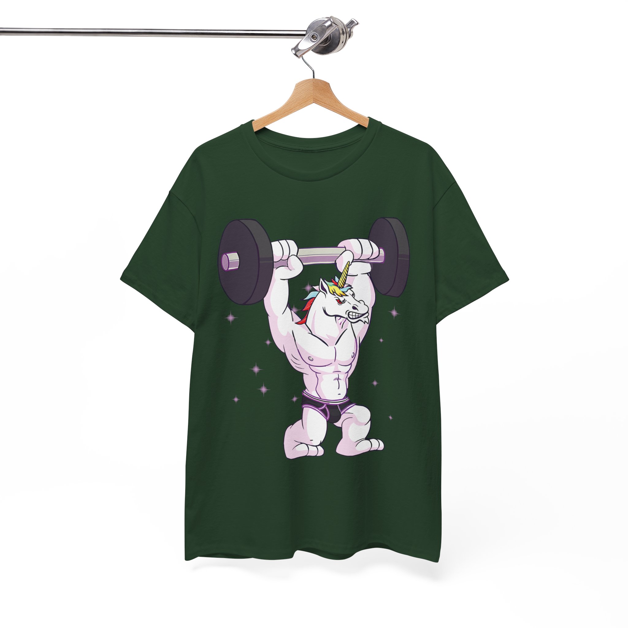 Weightlifting Unicorn T-Shirt - Funny Gym Unicorn Tee for Fitness Fans - Image 7