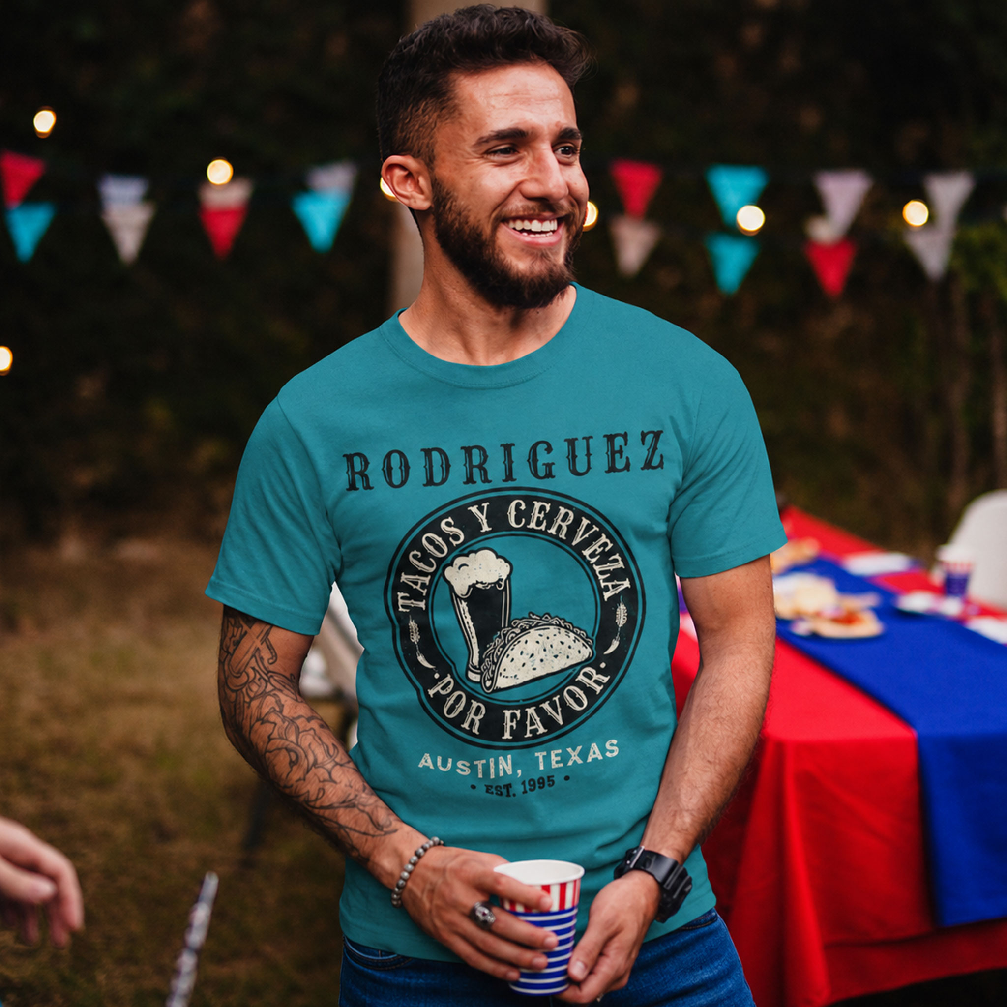 Personalized Taco & Beer Family Shirt with Custom Name, Year & Location - Image 2