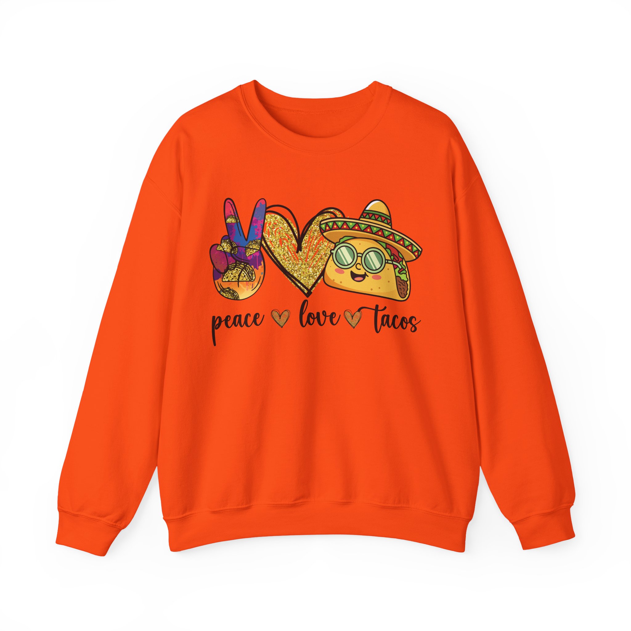 Peace Love Tacos Sweatshirt - Image 5