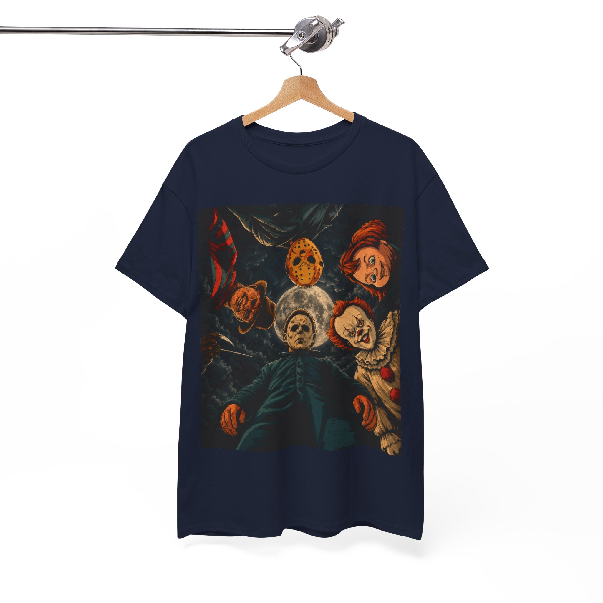Vintage Horror Movie Inspired Halloween Shirt - Classic Slasher Movie Graphic Tee - Spooky Season T-Shirt - Image 11