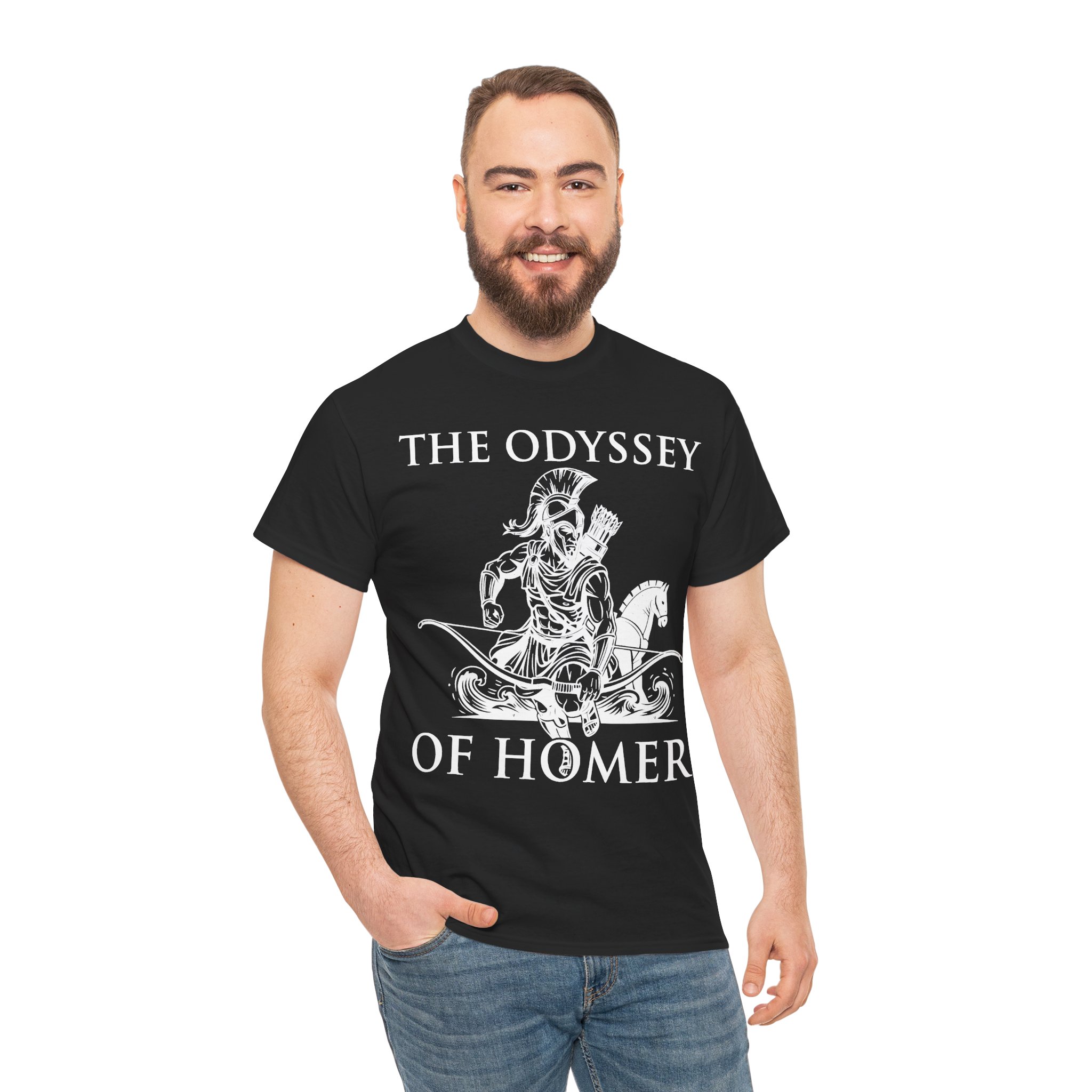 The Odyssey of Homer T-Shirt - Greek Mythology Shirt - Epic Warrior Graphic Tee - Image 4