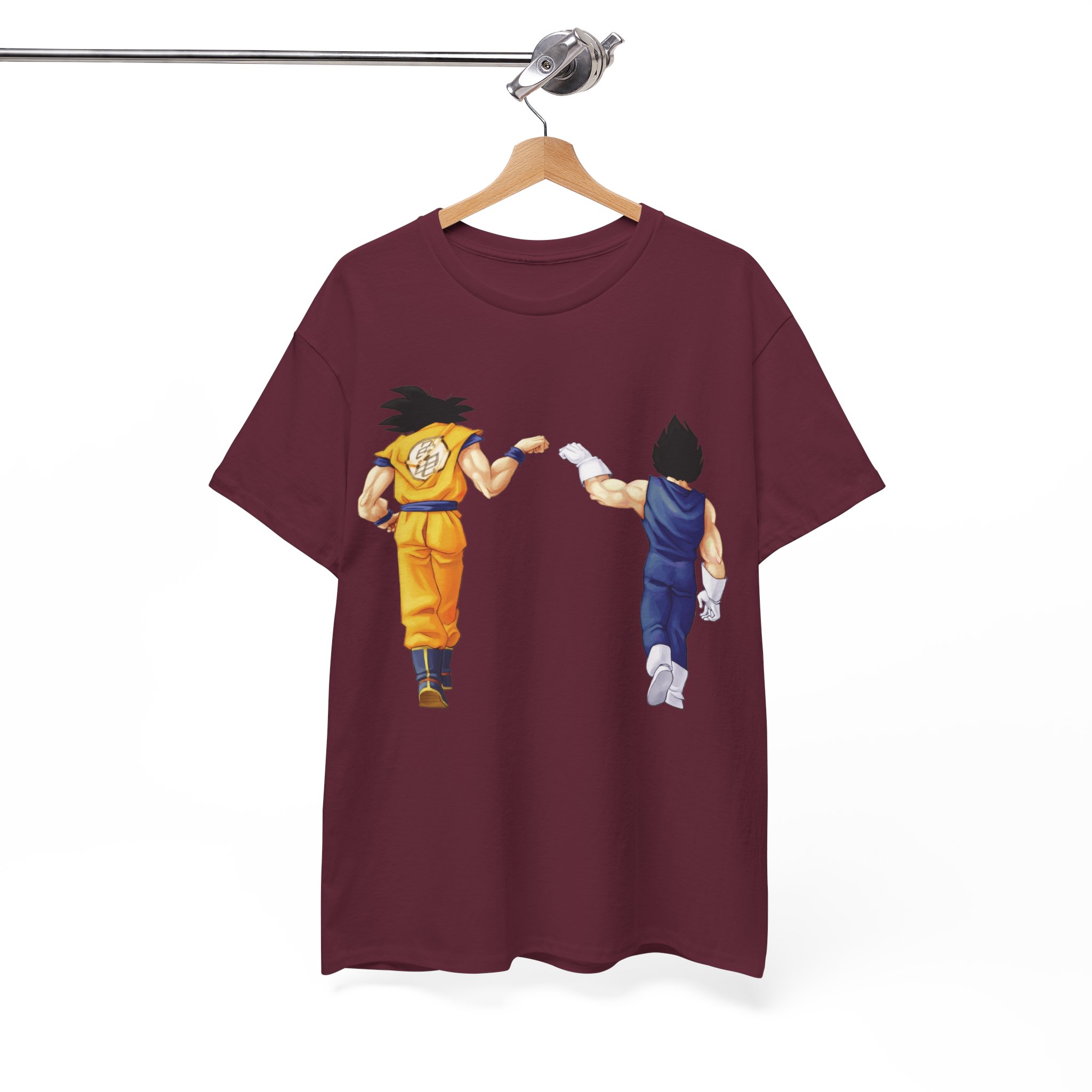 Son Goku and Vegeta Epic Anime Friendship Shirt - Anime Inspired Gift - Image 4
