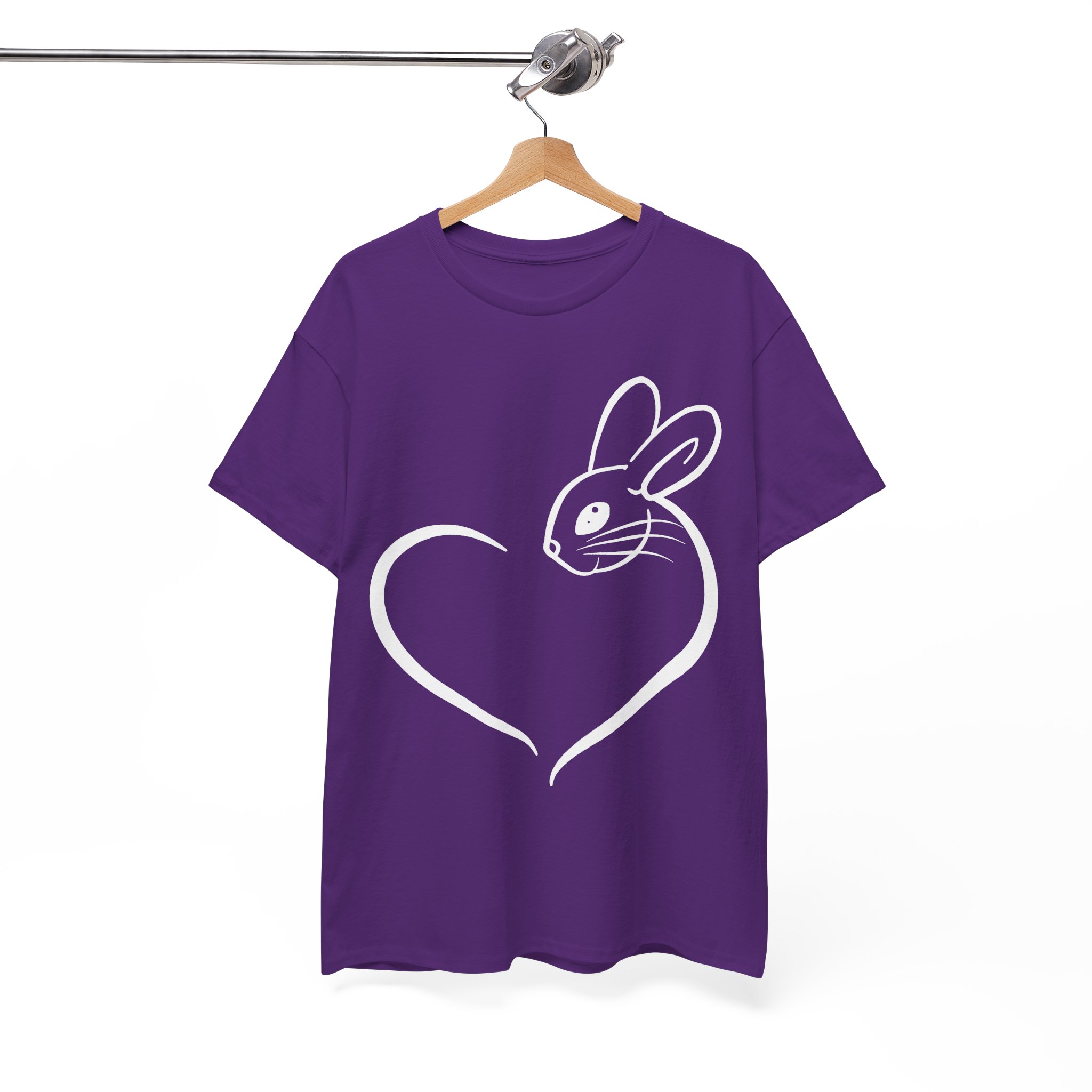 Bunny Rabbit Heart Love T‑Shirt - Image 10