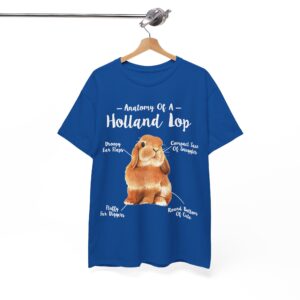 Anatomy Holland Lop Bunny Rabbit Lovers T‑Shirt