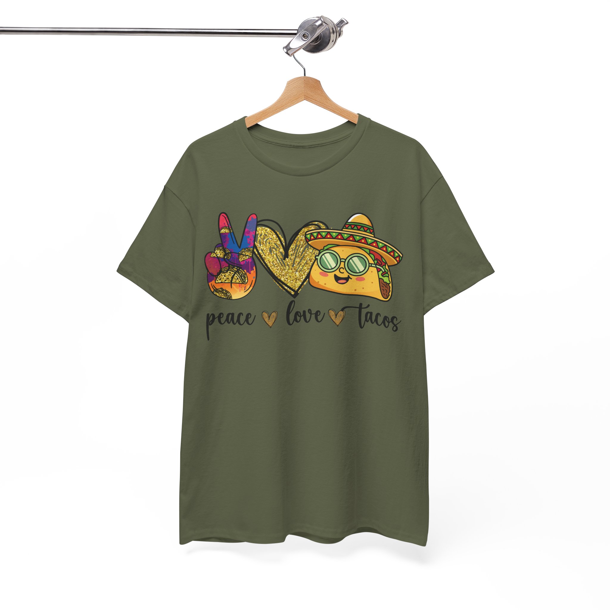 Peace Love Tacos Shirt - Image 7