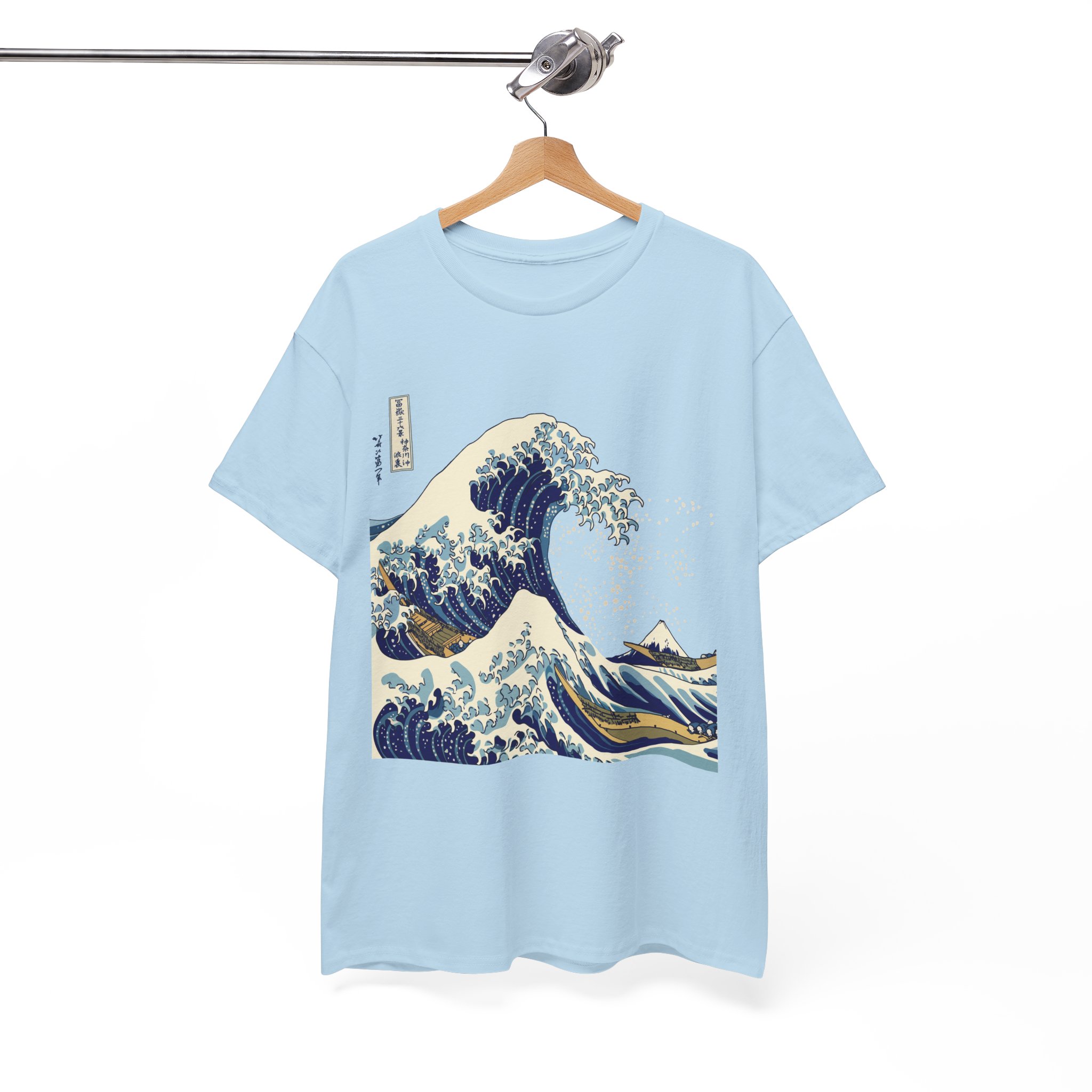 Great Wave Off Kanagawa Japanese T-Shirt - Image 6