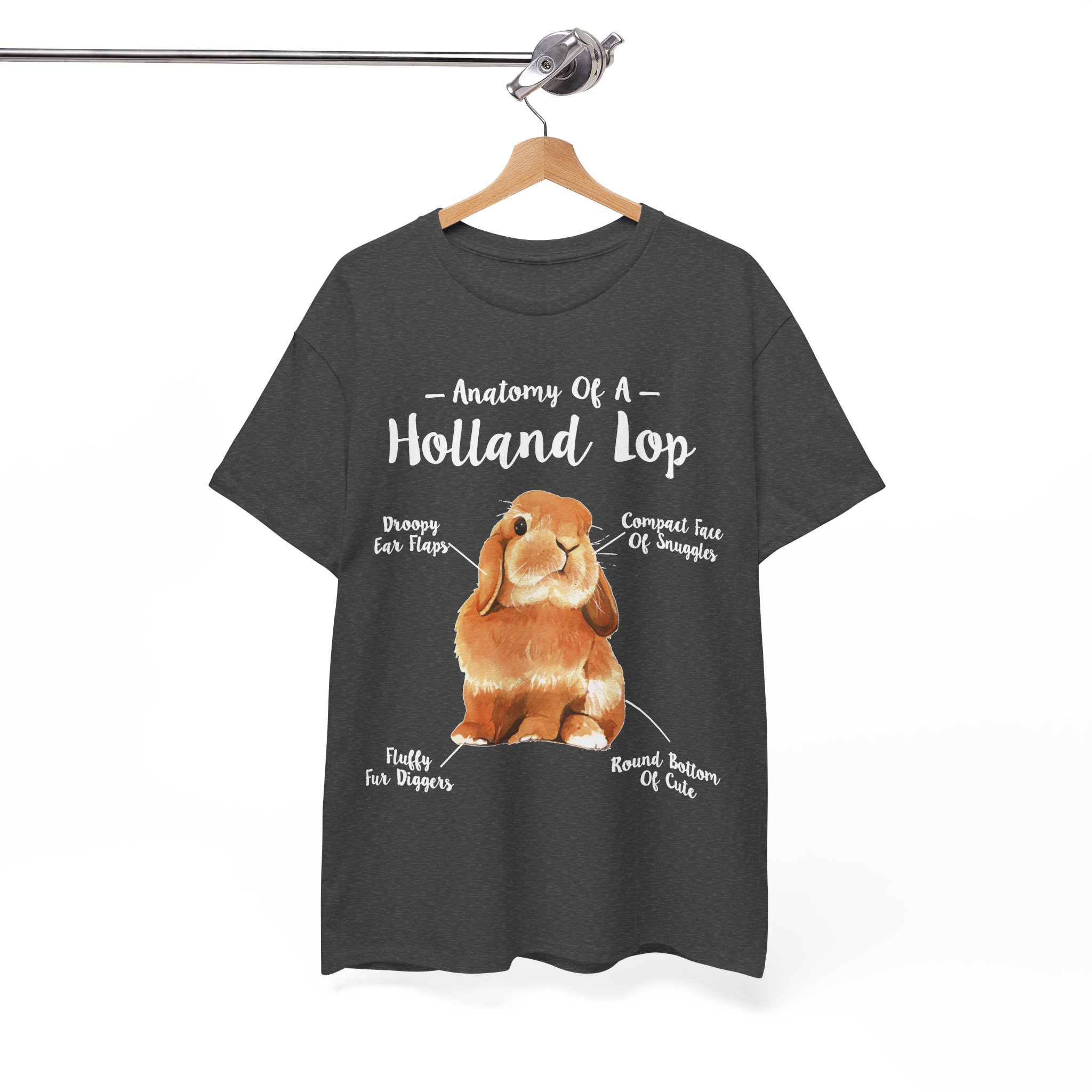 Anatomy Holland Lop Bunny Rabbit Lovers T‑Shirt - Image 6