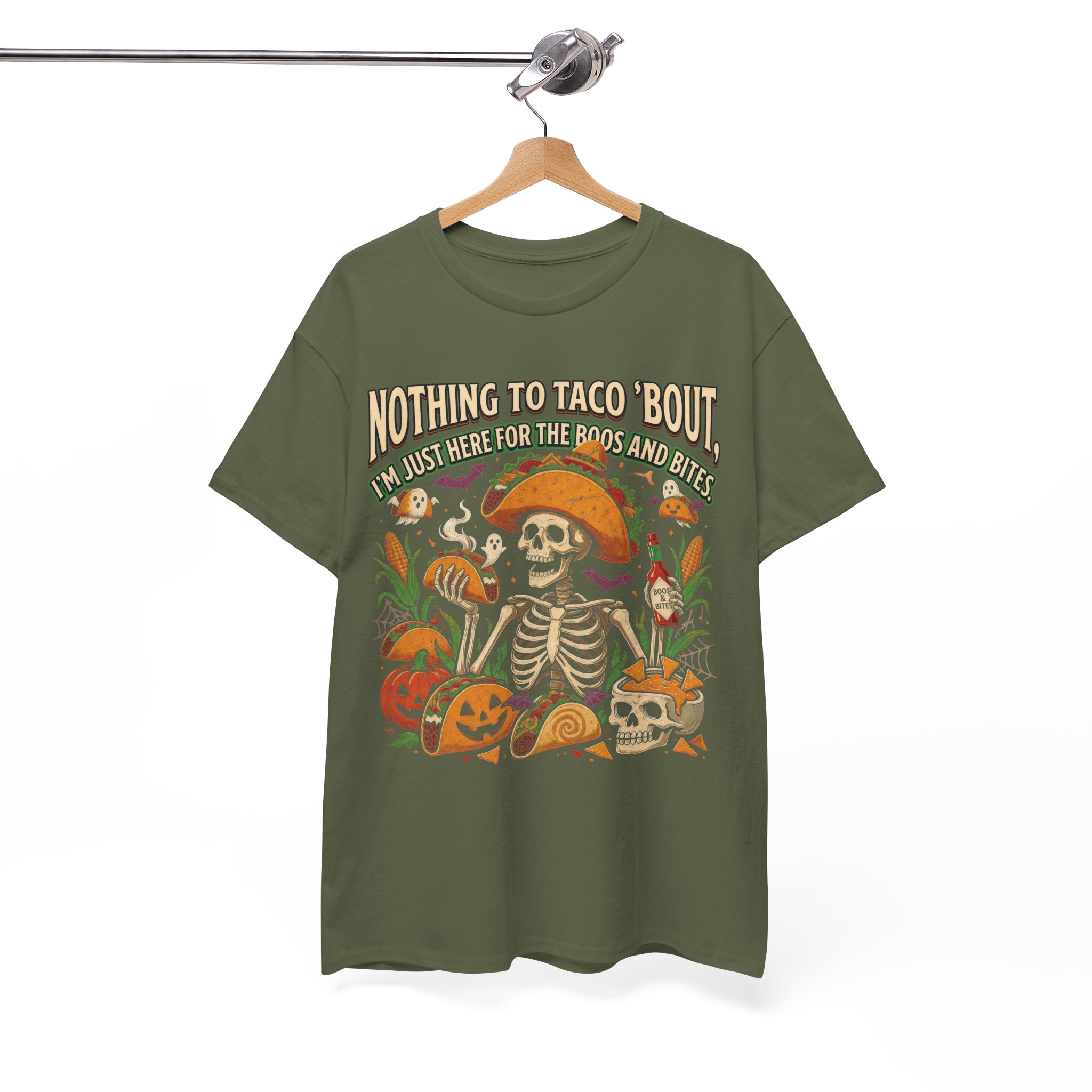 Nothing to Taco 'Bout Halloween Shirt - Funny Taco Halloween Party T-Shirt for Taco Lovers - Image 5