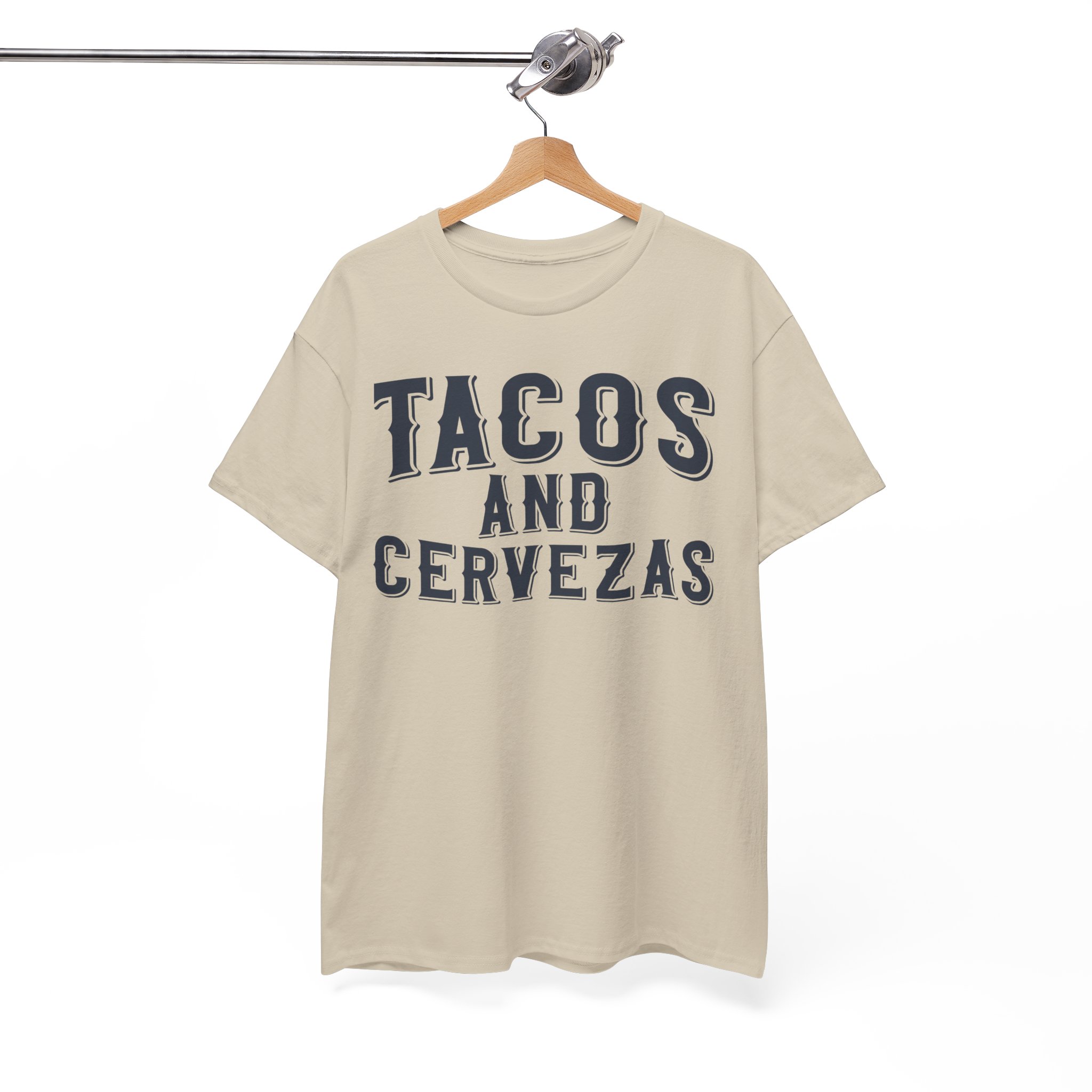 Tacos and Cervezas Tee - Funny Fiesta Taco Beer Shirt - Image 3