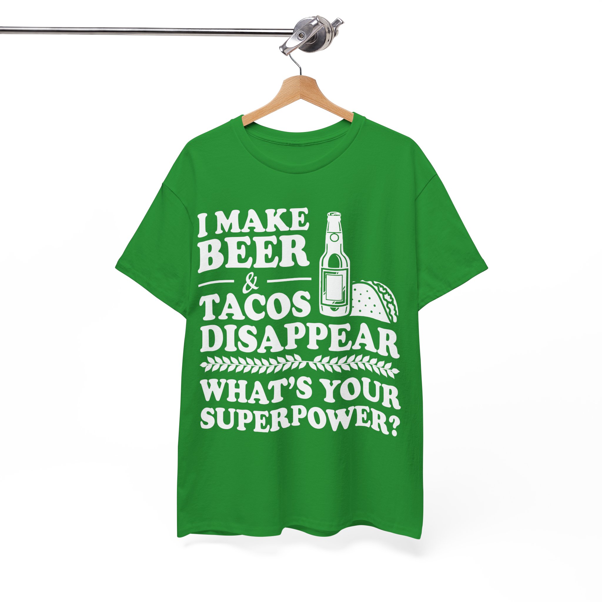 Beer & Tacos Lover T-Shirt - Image 6