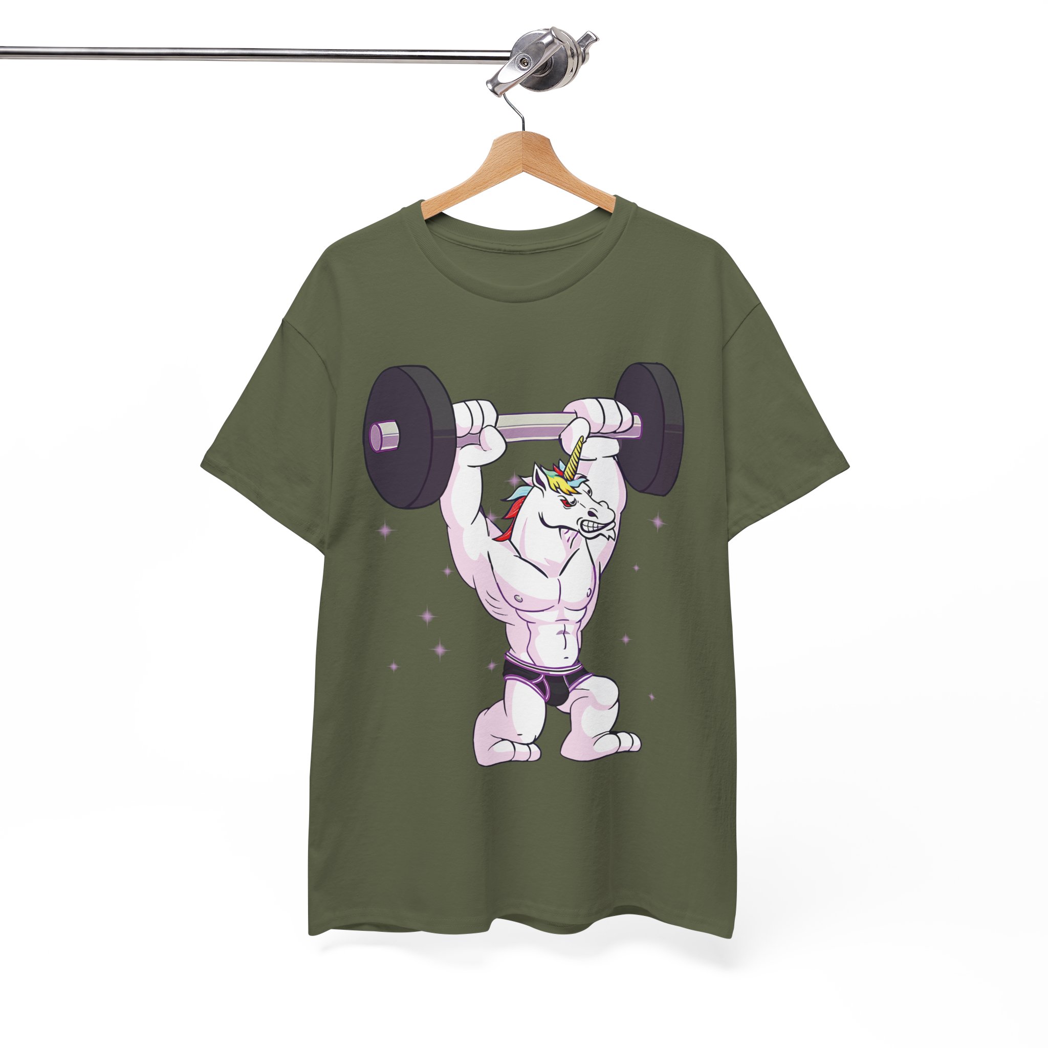 Weightlifting Unicorn T-Shirt - Funny Gym Unicorn Tee for Fitness Fans - Image 6