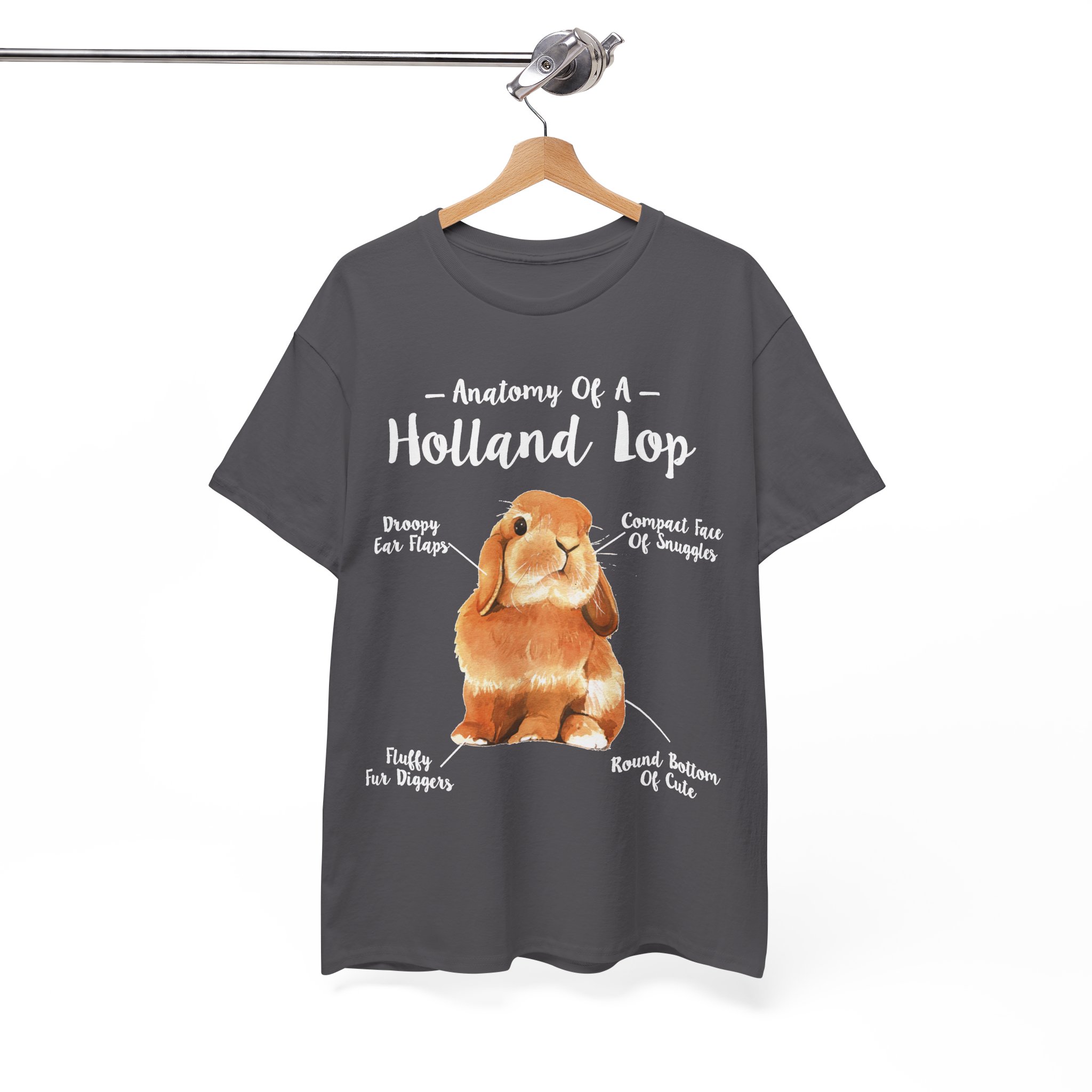 Anatomy Holland Lop Bunny Rabbit Lovers T‑Shirt - Image 8