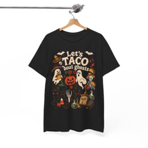 Let's Taco 'Bout Ghosts Halloween Shirt - Funny Taco Halloween Party Gift for Taco Lovers