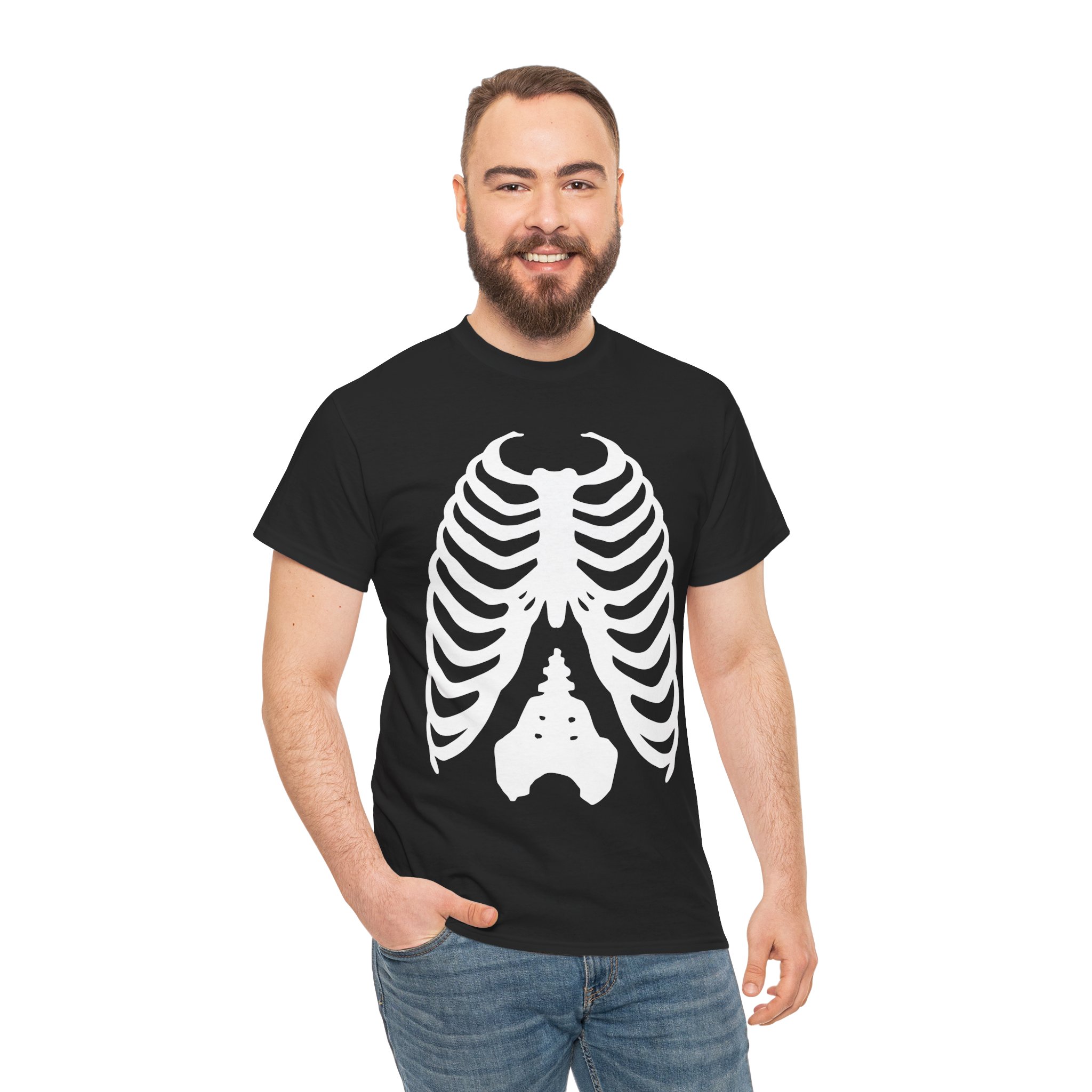 Skeleton Halloween Costume Shirt - Image 3