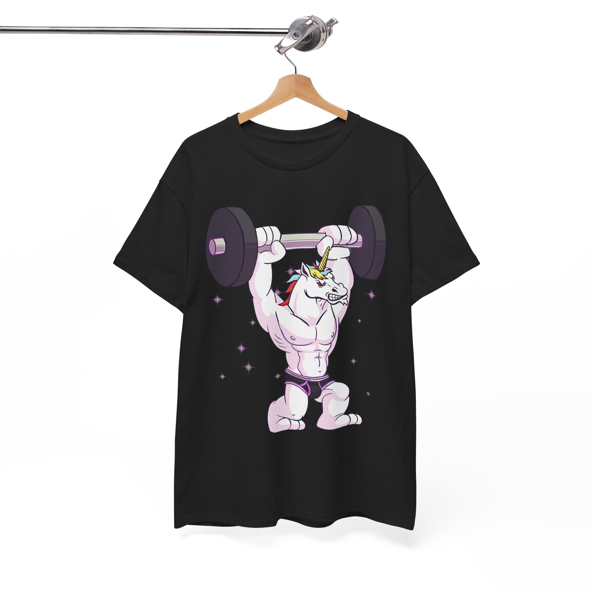 Weightlifting Unicorn T-Shirt - Funny Gym Unicorn Tee for Fitness Fans - Image 4