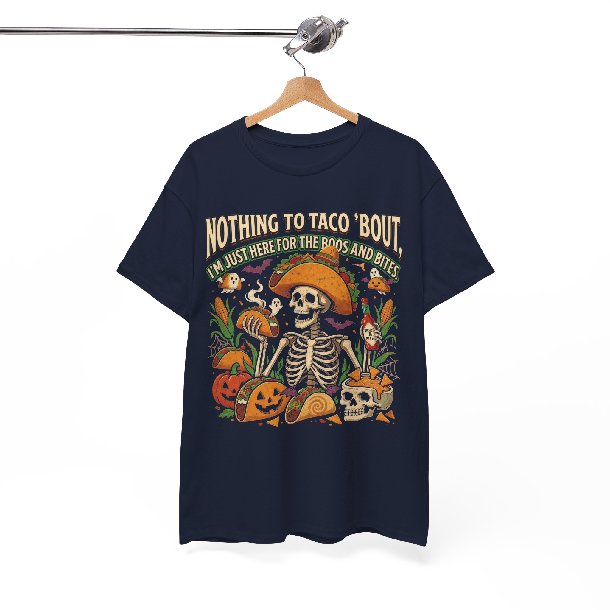 Nothing to Taco 'Bout Halloween Shirt - Funny Taco Halloween Party T-Shirt for Taco Lovers - Image 8