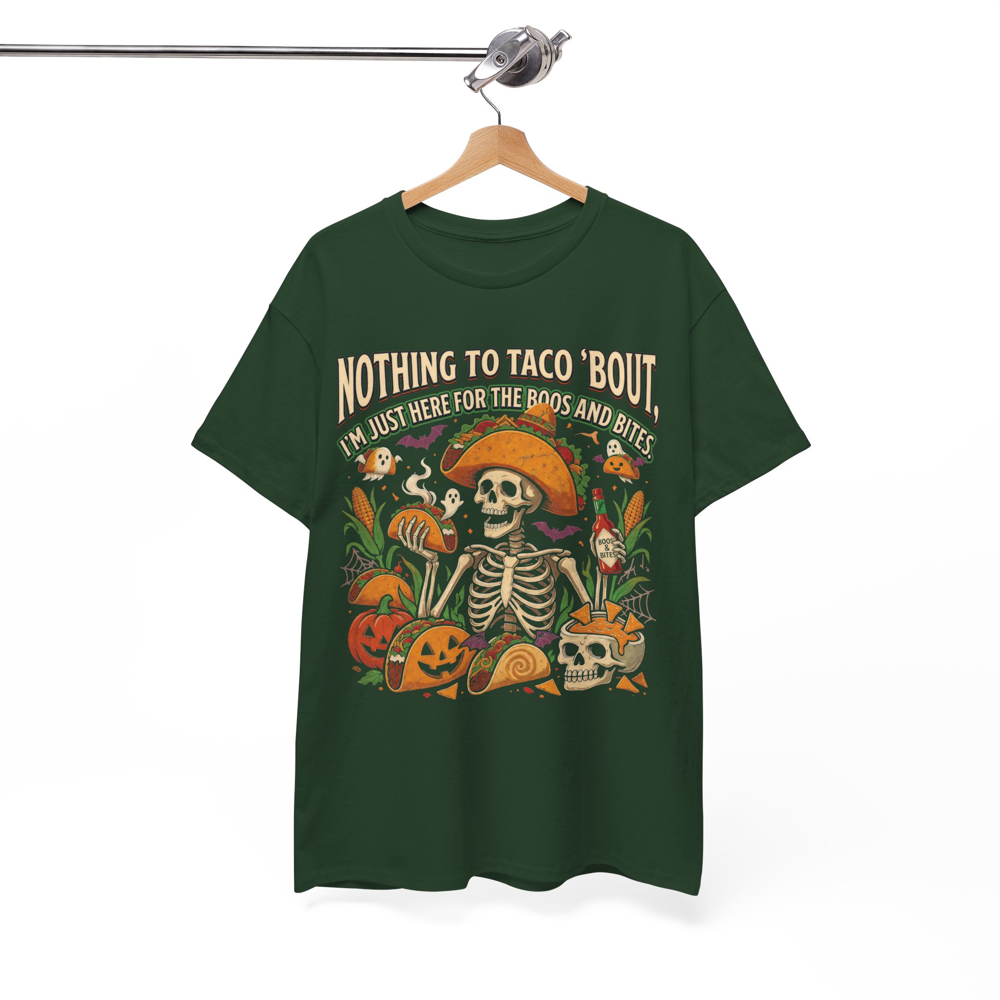 Nothing to Taco 'Bout Halloween Shirt - Funny Taco Halloween Party T-Shirt for Taco Lovers - Image 6
