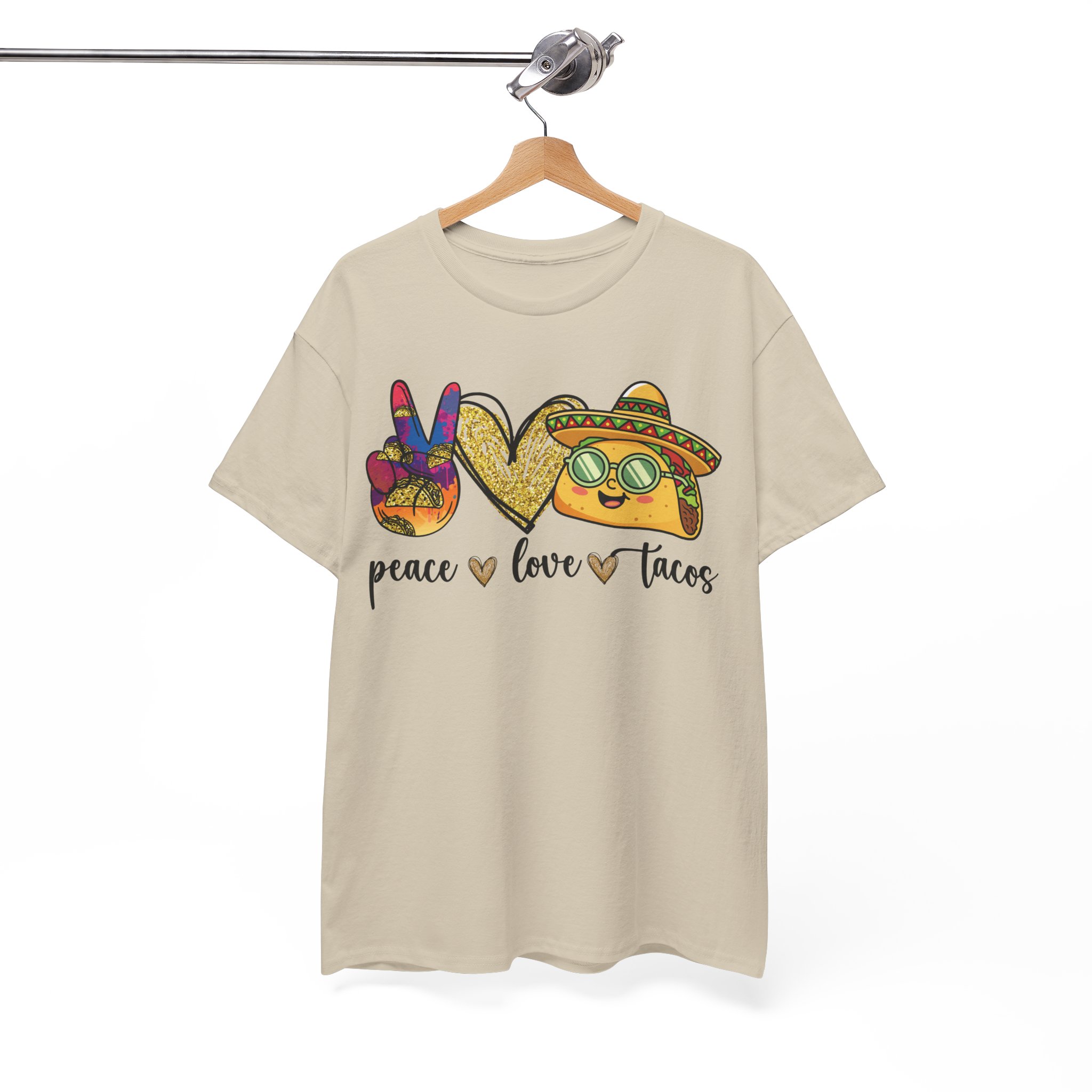 Peace Love Tacos Shirt - Image 3