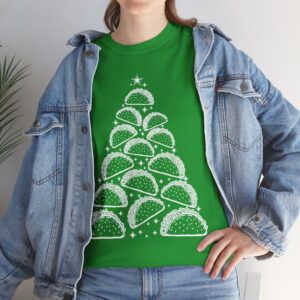 Funny Christmas Taco Shirt - Taco Christmas Tree Tee - Christmas Gift for Taco Lovers