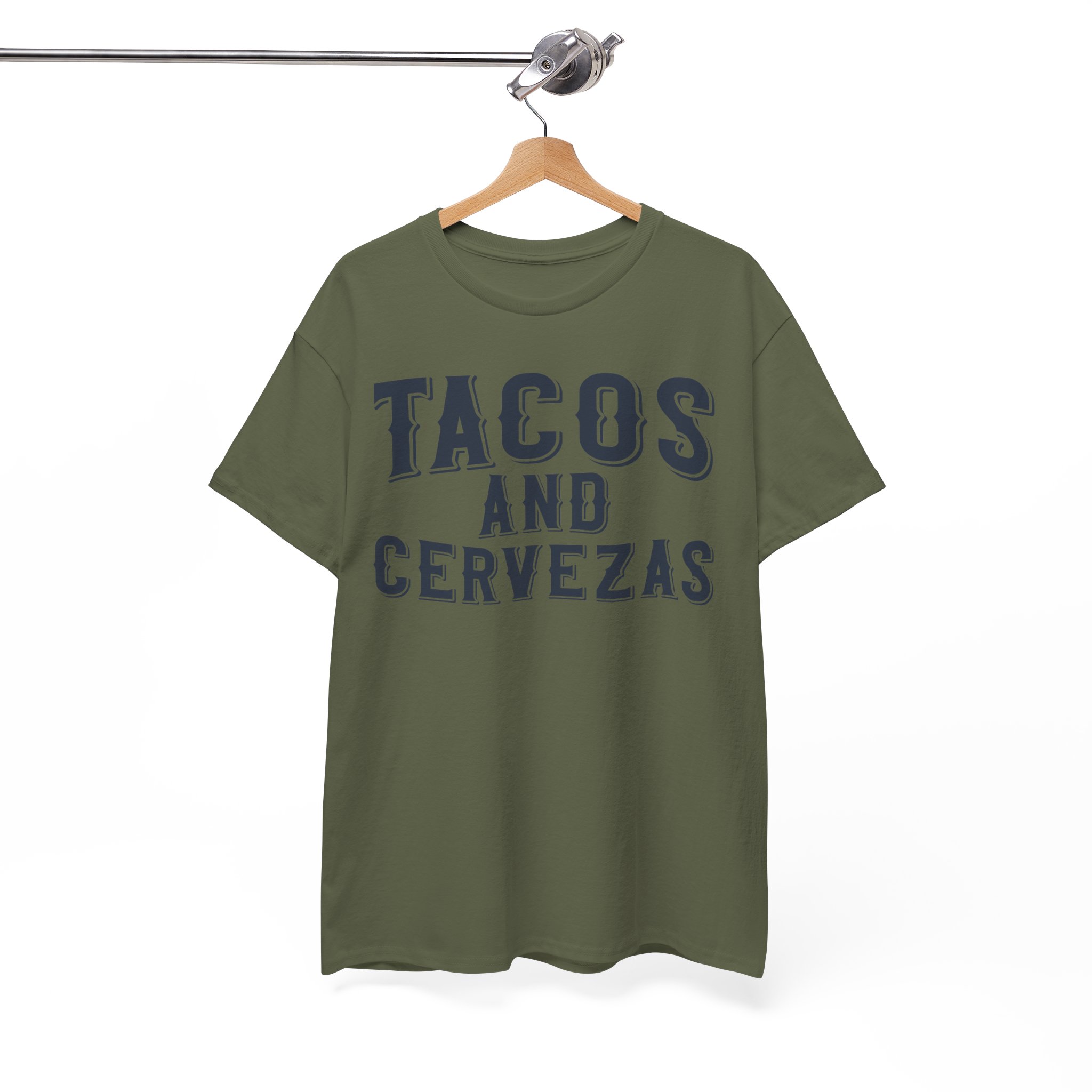Tacos and Cervezas Tee - Funny Fiesta Taco Beer Shirt - Image 5