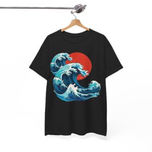 Kanagawa Great Wave Japanese Shirt - Japanese Art Graphic Tee - Vintage Ocean Wave T-Shirt
