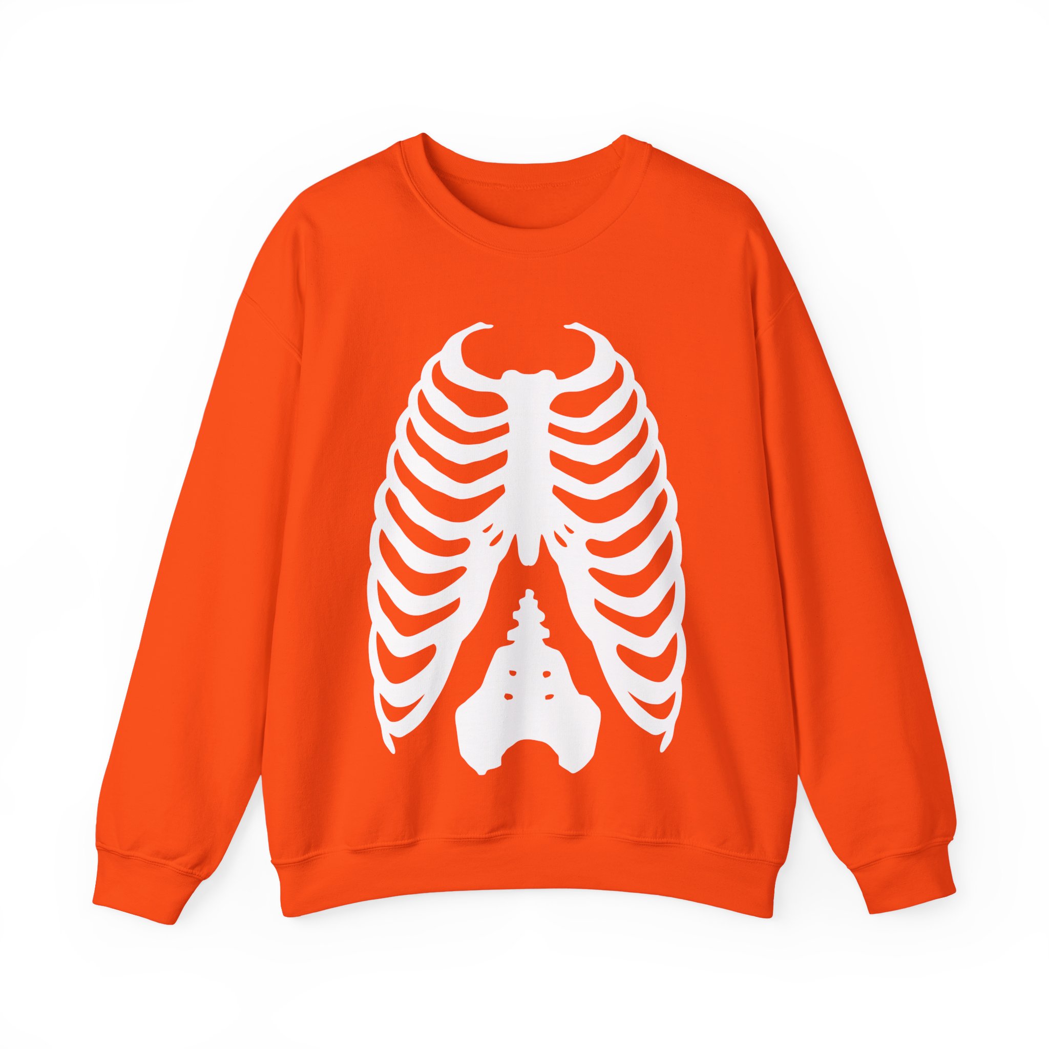 Skeleton Halloween Costume Sweatshirt - Image 5