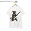 Rockstar Cat Playing Guitar T-Shirt