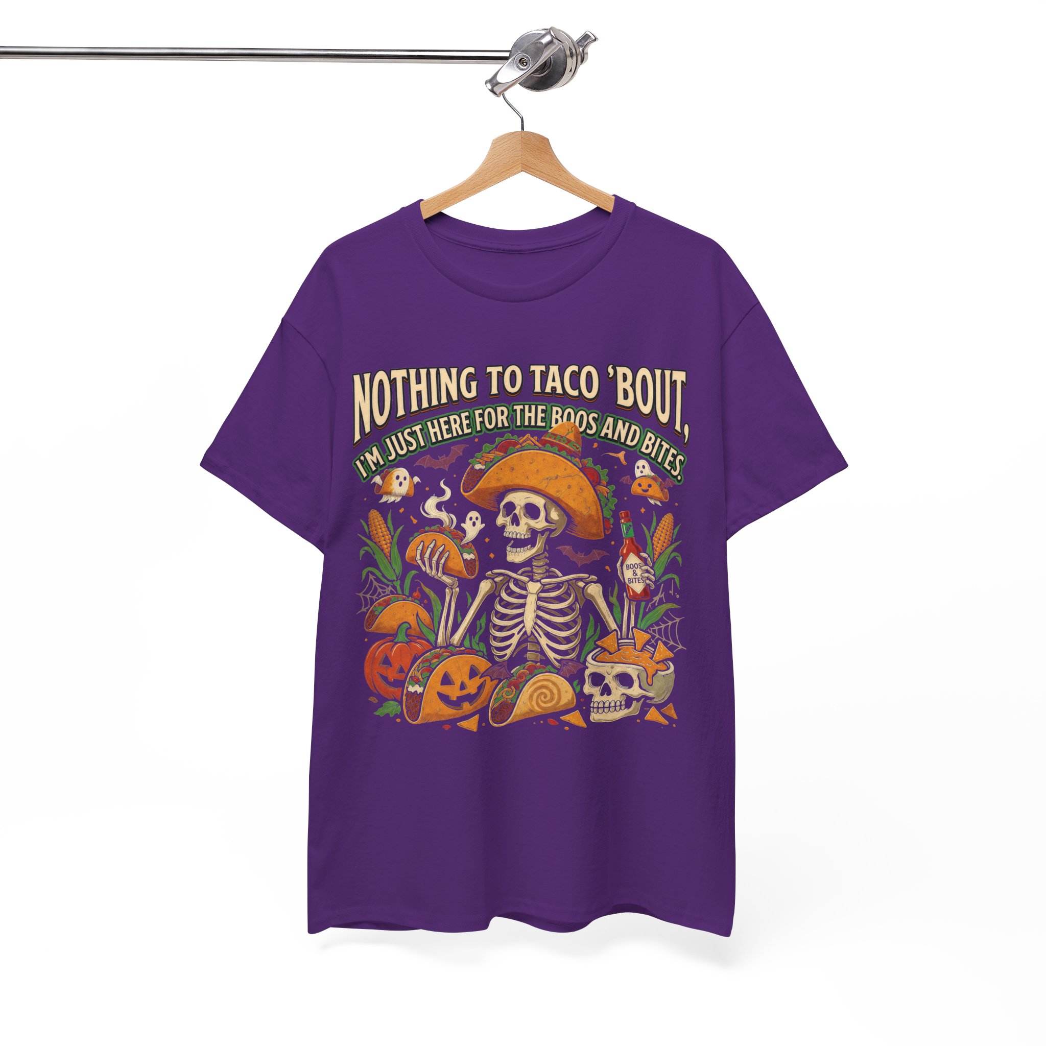Nothing to Taco 'Bout Halloween Shirt - Funny Taco Halloween Party T-Shirt for Taco Lovers - Image 9