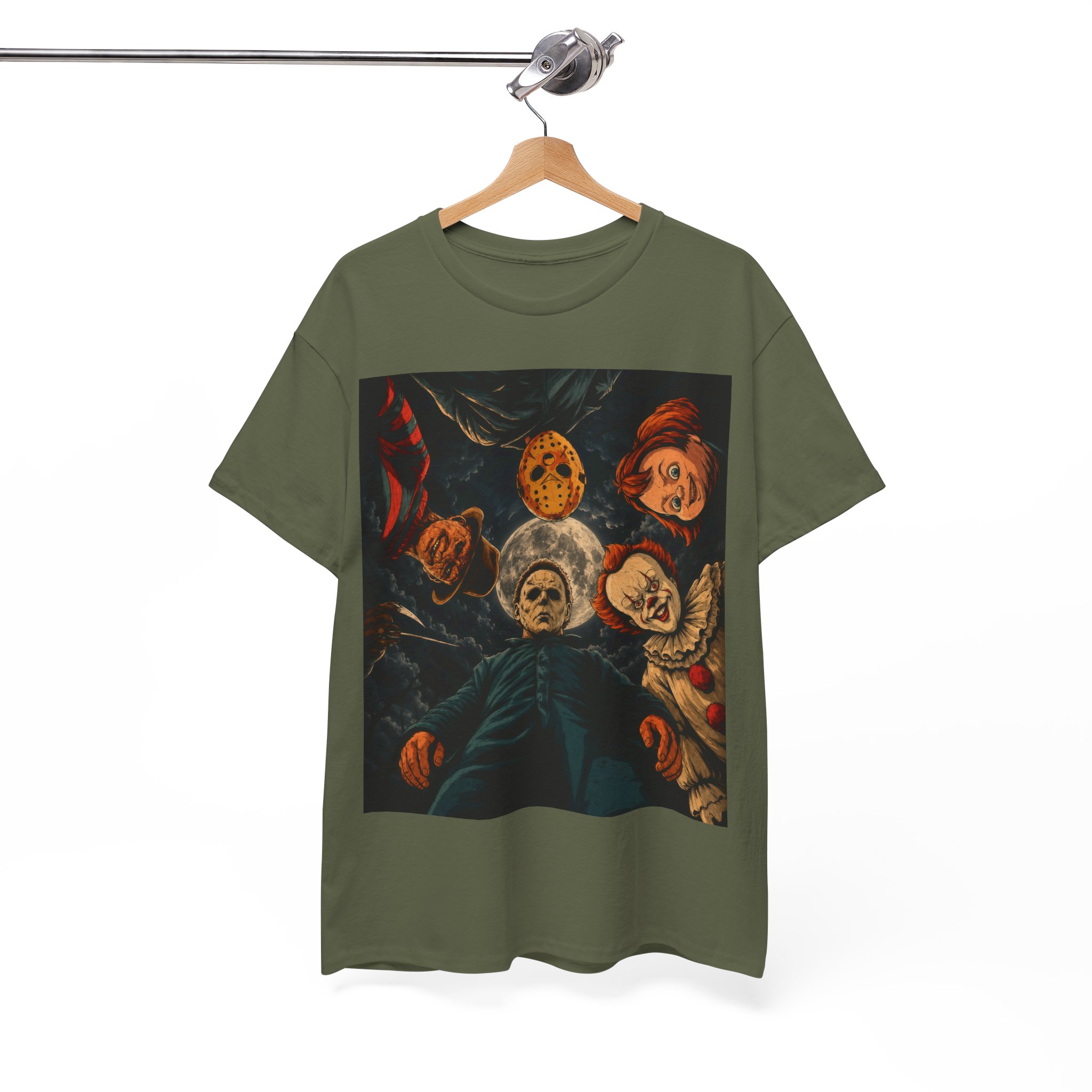 Vintage Horror Movie Inspired Halloween Shirt - Classic Slasher Movie Graphic Tee - Spooky Season T-Shirt - Image 6
