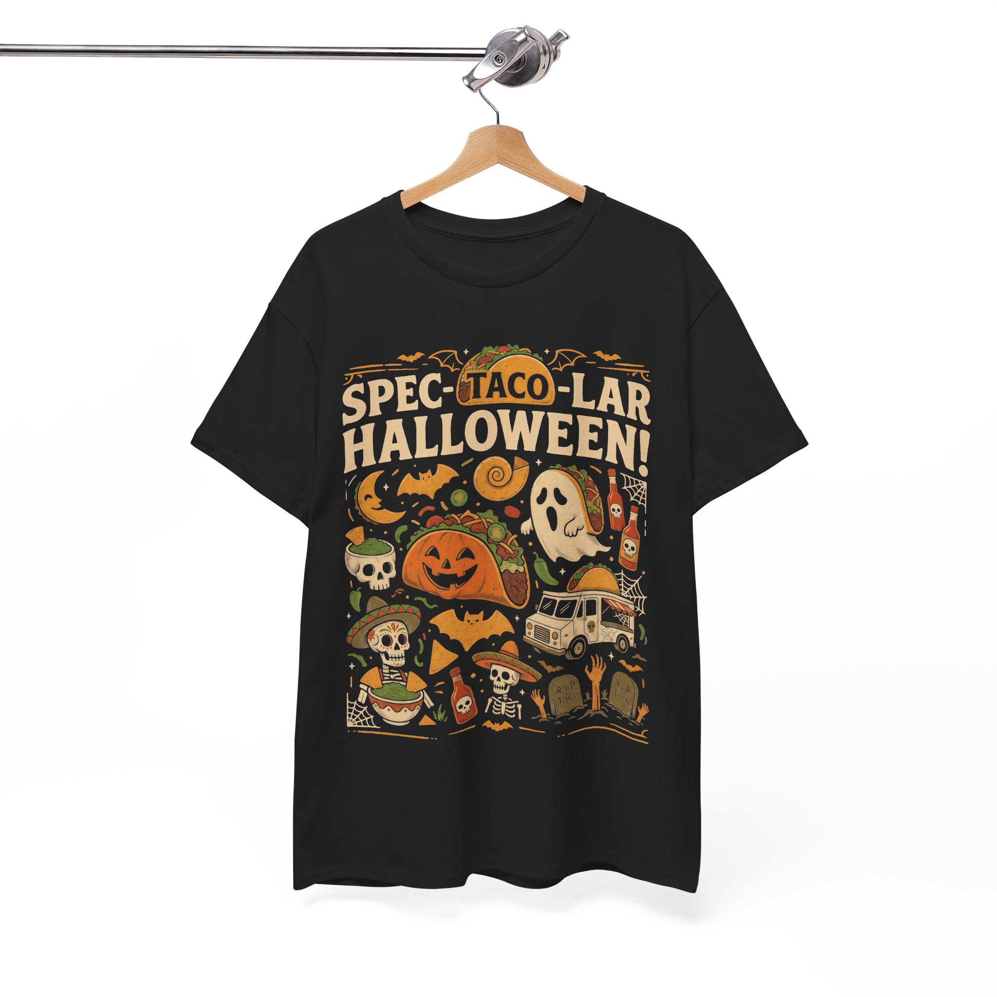 Spec-Taco-Lar Halloween Shirt - Funny Taco Halloween Party T-Shirt for Taco Lovers
