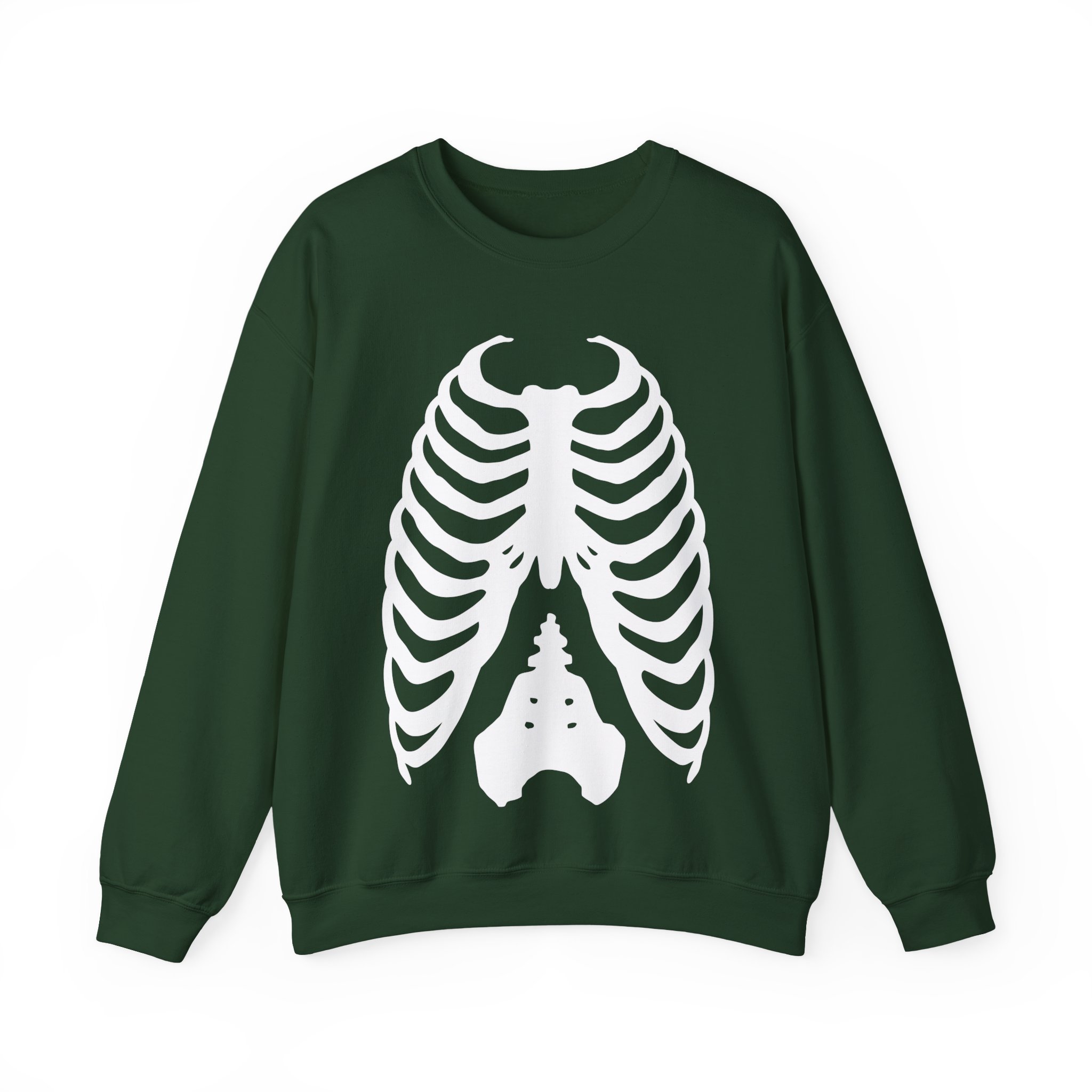 Skeleton Halloween Costume Sweatshirt - Image 8