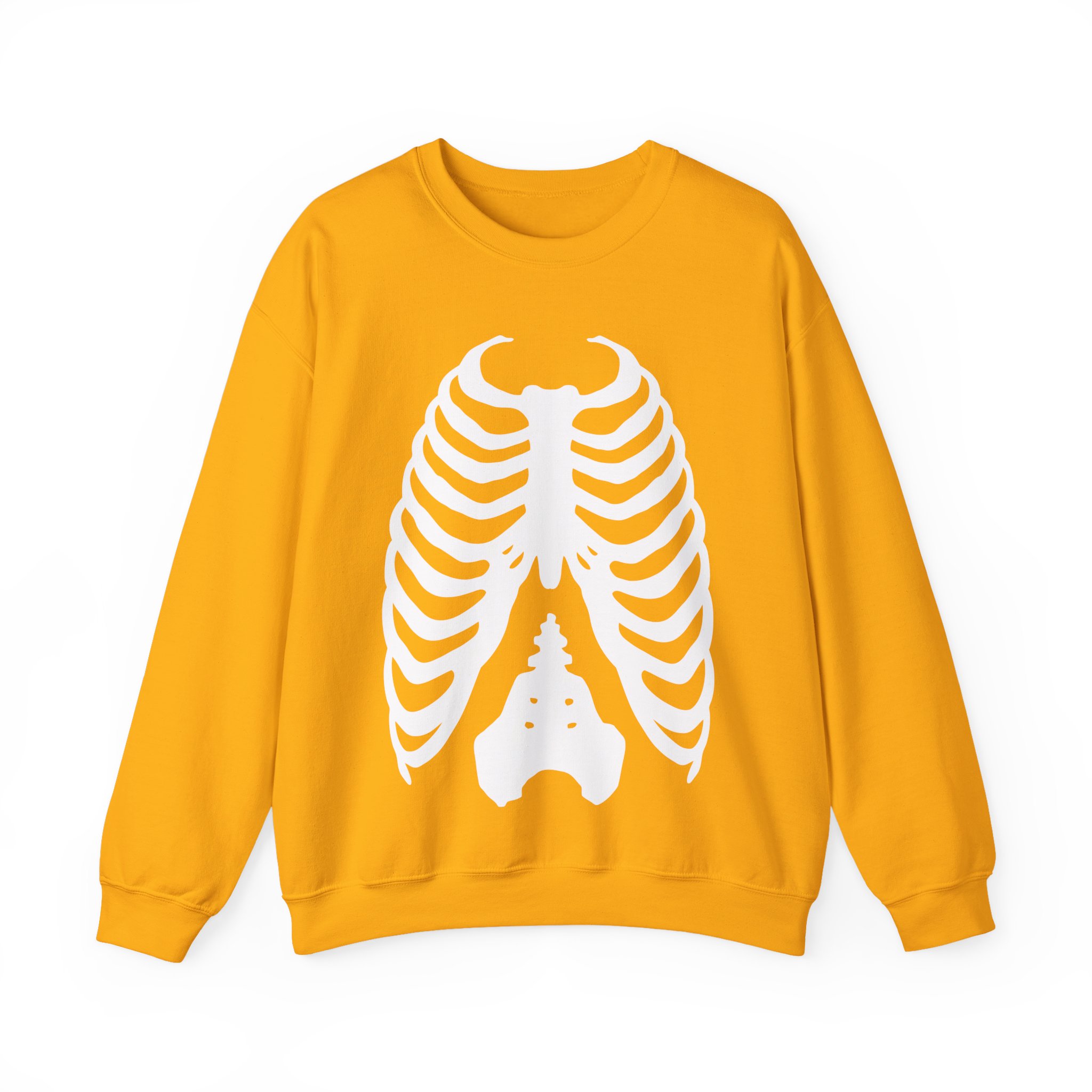 Skeleton Halloween Costume Sweatshirt - Image 4