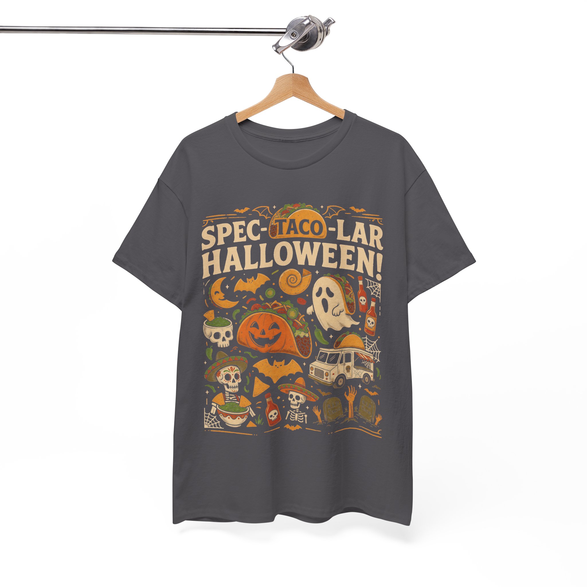 Spec-Taco-Lar Halloween Shirt - Funny Taco Halloween Party T-Shirt for Taco Lovers - Image 8