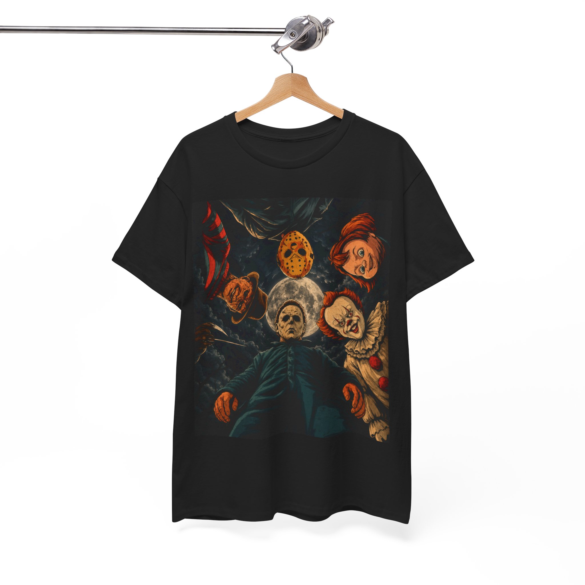 Vintage Horror Movie Inspired Halloween Shirt - Classic Slasher Movie Graphic Tee - Spooky Season T-Shirt