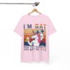 Now Lift Weights and Buy Me Beer - I'm Gay Funny Unicorn Tee LGBTQ+ Pride T‑Shirt
