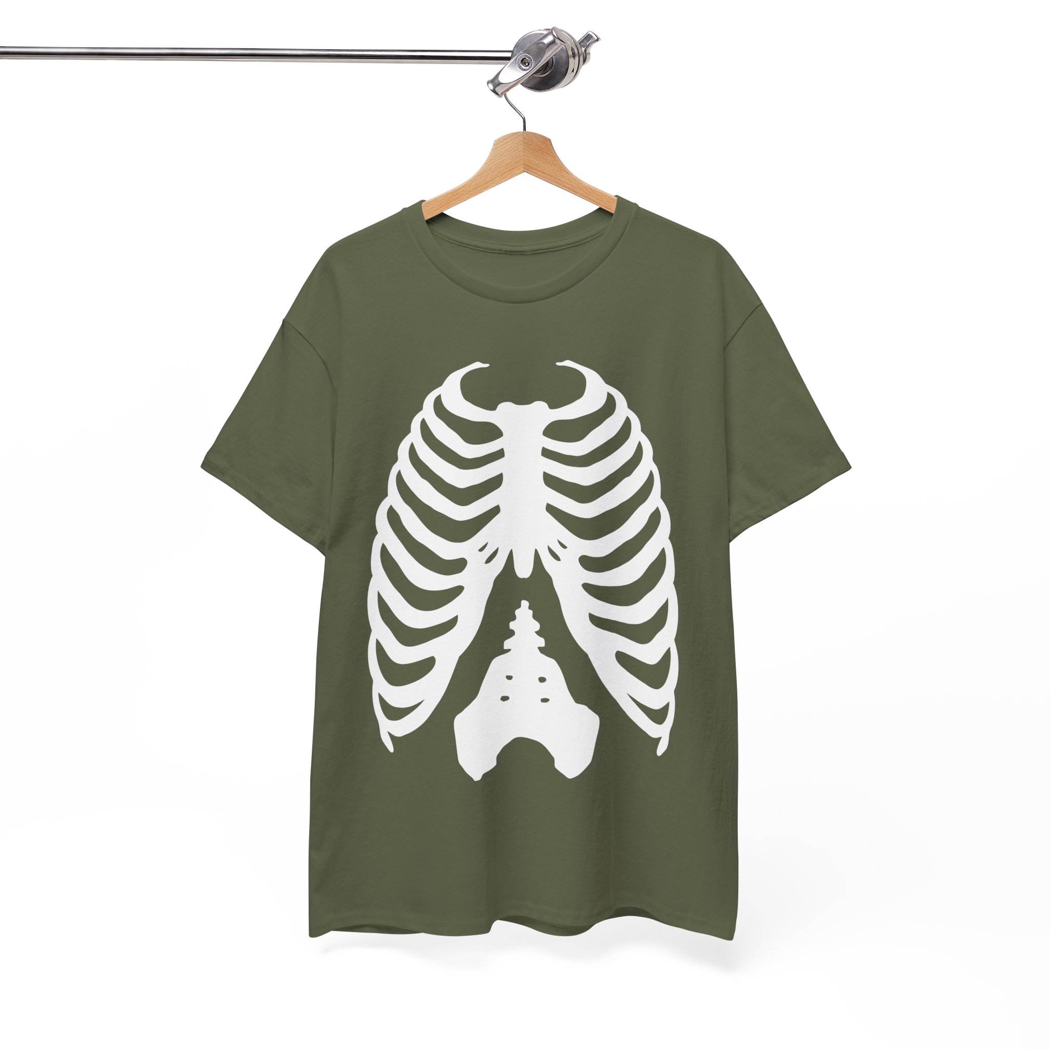 Skeleton Halloween Costume Shirt - Image 6
