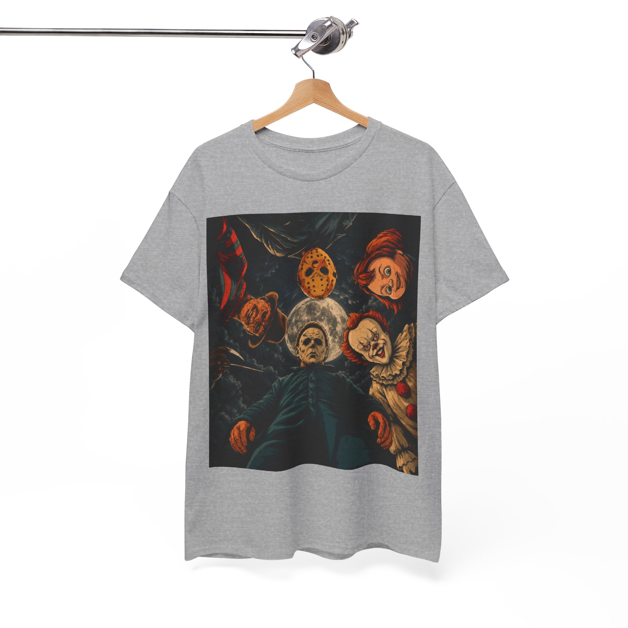 Vintage Horror Movie Inspired Halloween Shirt - Classic Slasher Movie Graphic Tee - Spooky Season T-Shirt - Image 3