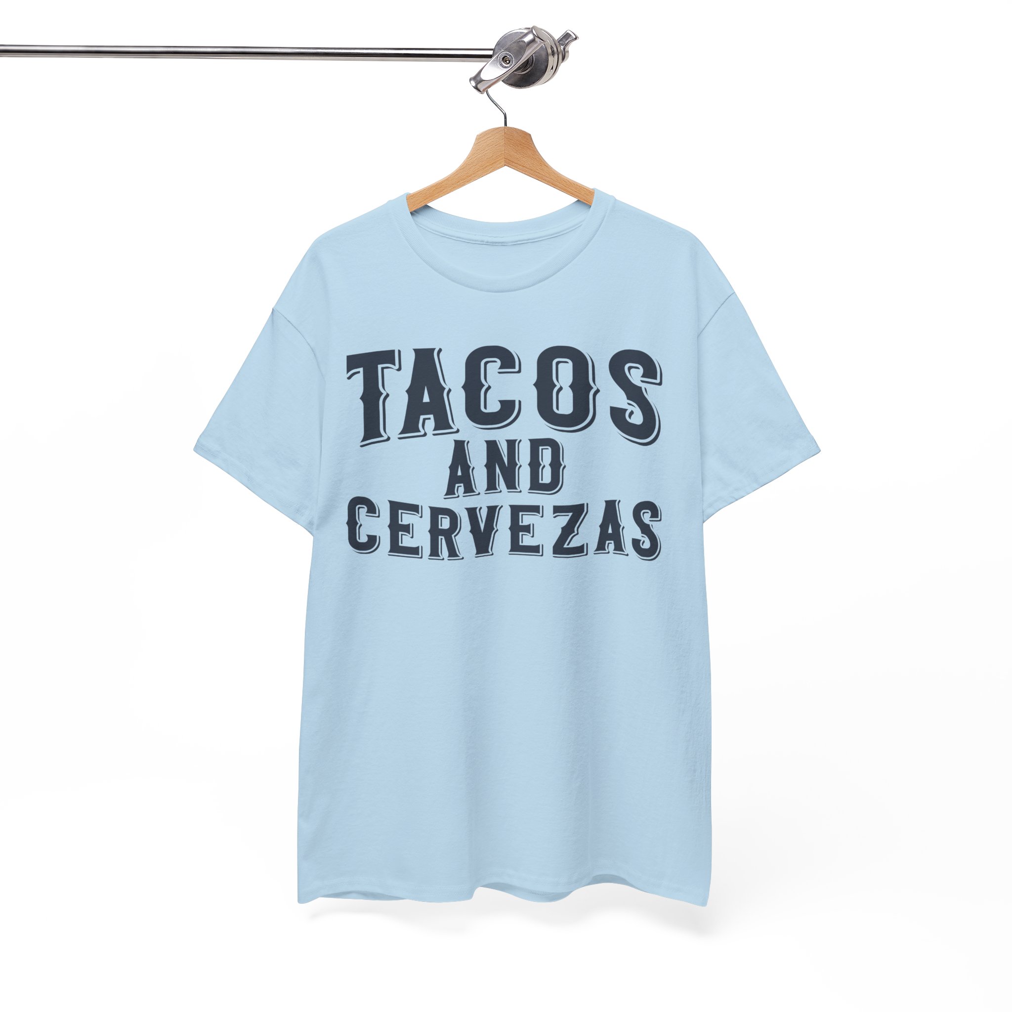 Tacos and Cervezas Tee - Funny Fiesta Taco Beer Shirt - Image 7