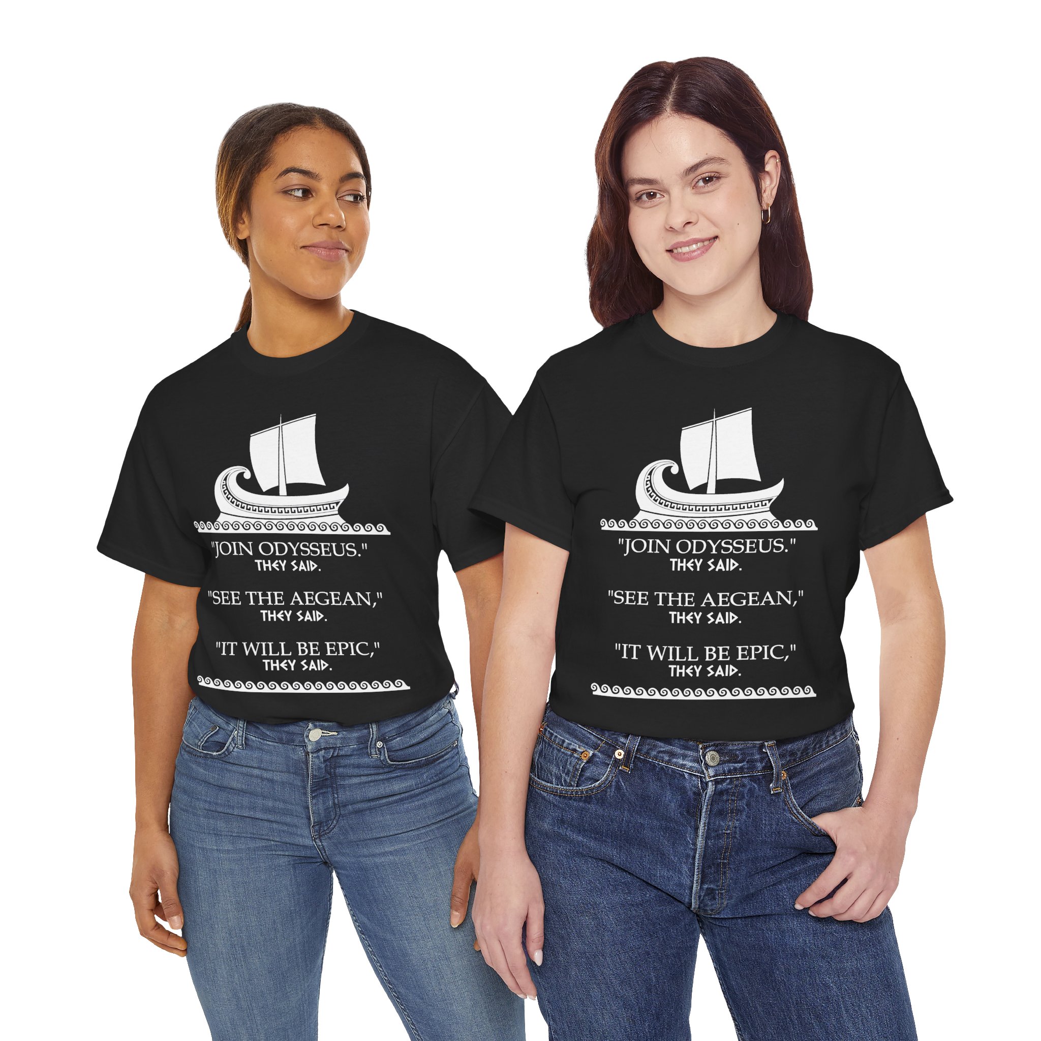 Join Odysseus T-shirt - Funny Odyssey tee - Greek Mythology - Image 4