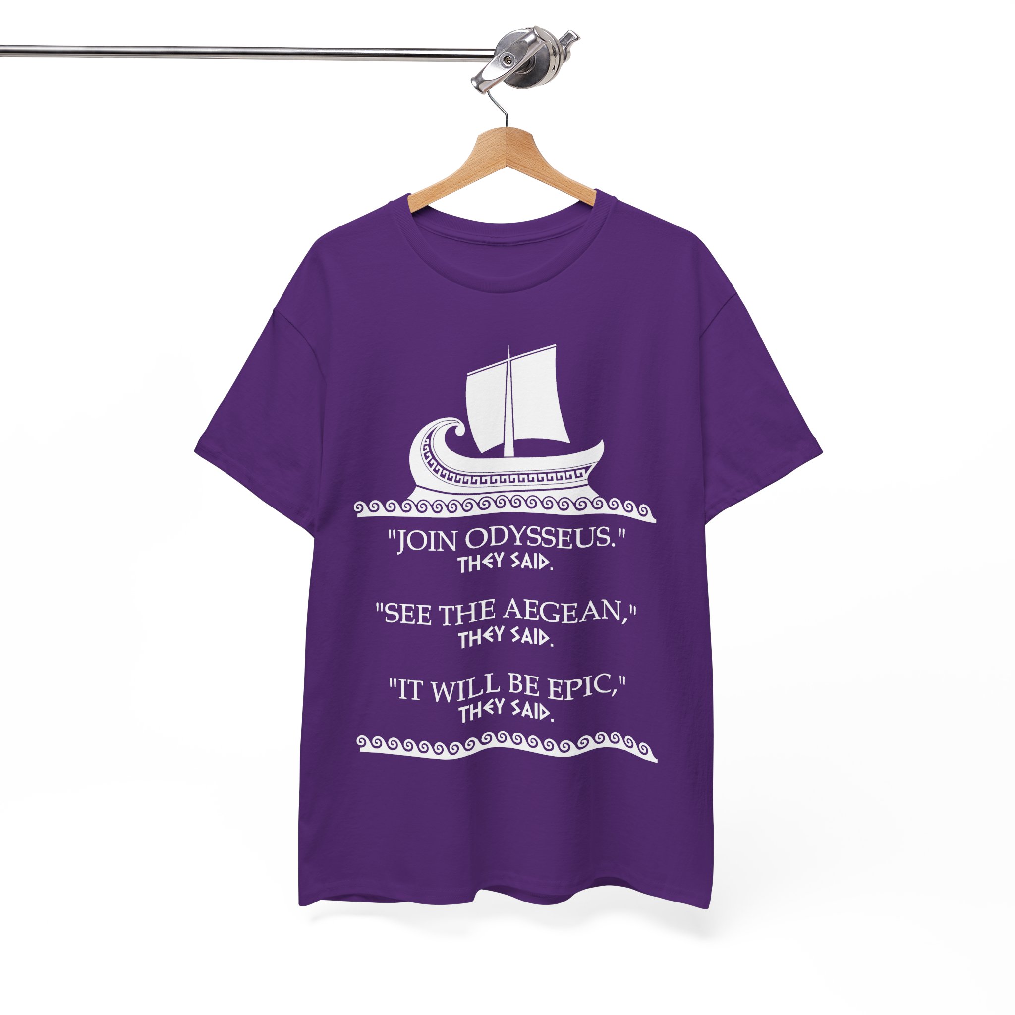 Join Odysseus T-shirt - Funny Odyssey tee - Greek Mythology - Image 14