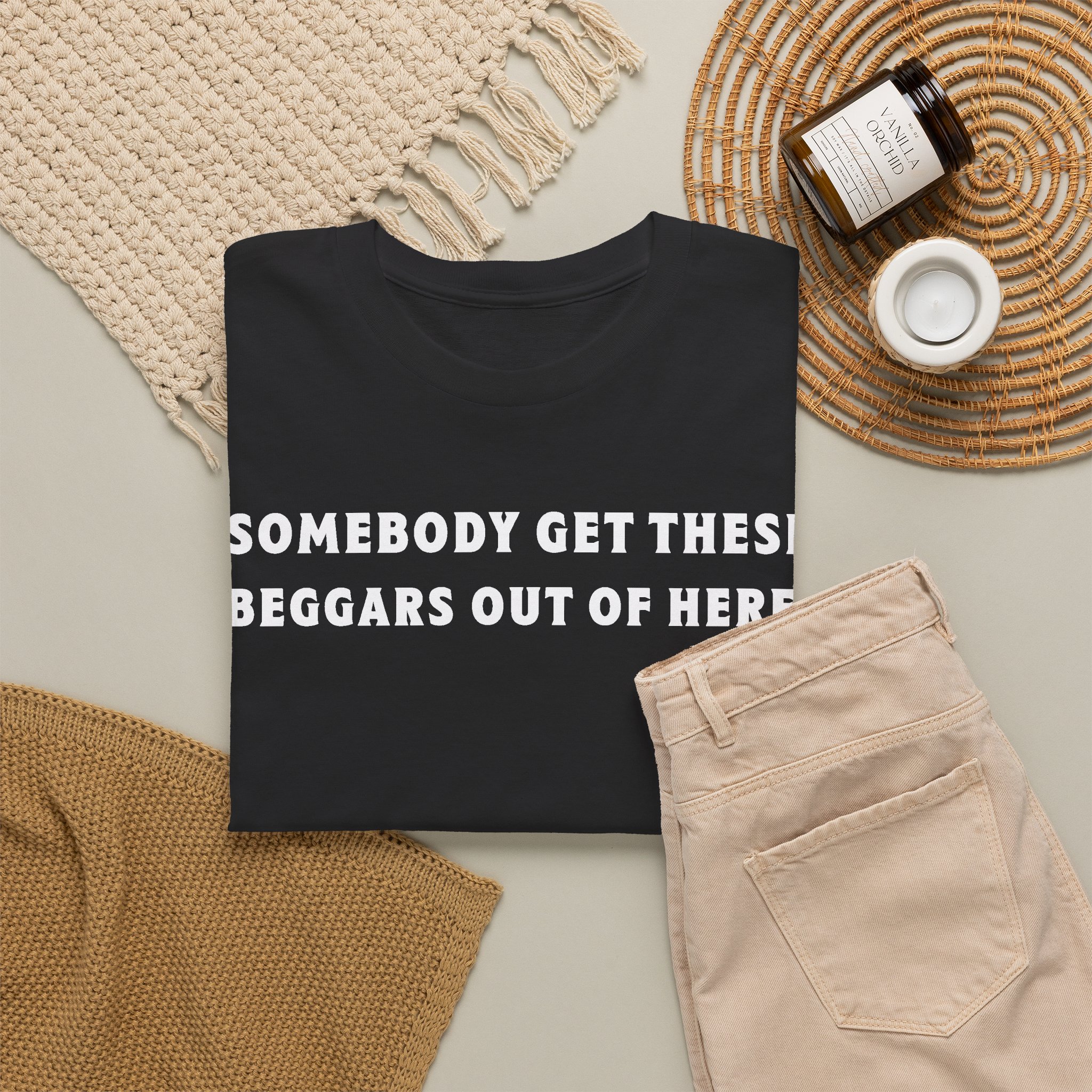 Somebody Get These Beggars Out of Here - Meme The Odyssey 2026 Shirt - Image 2