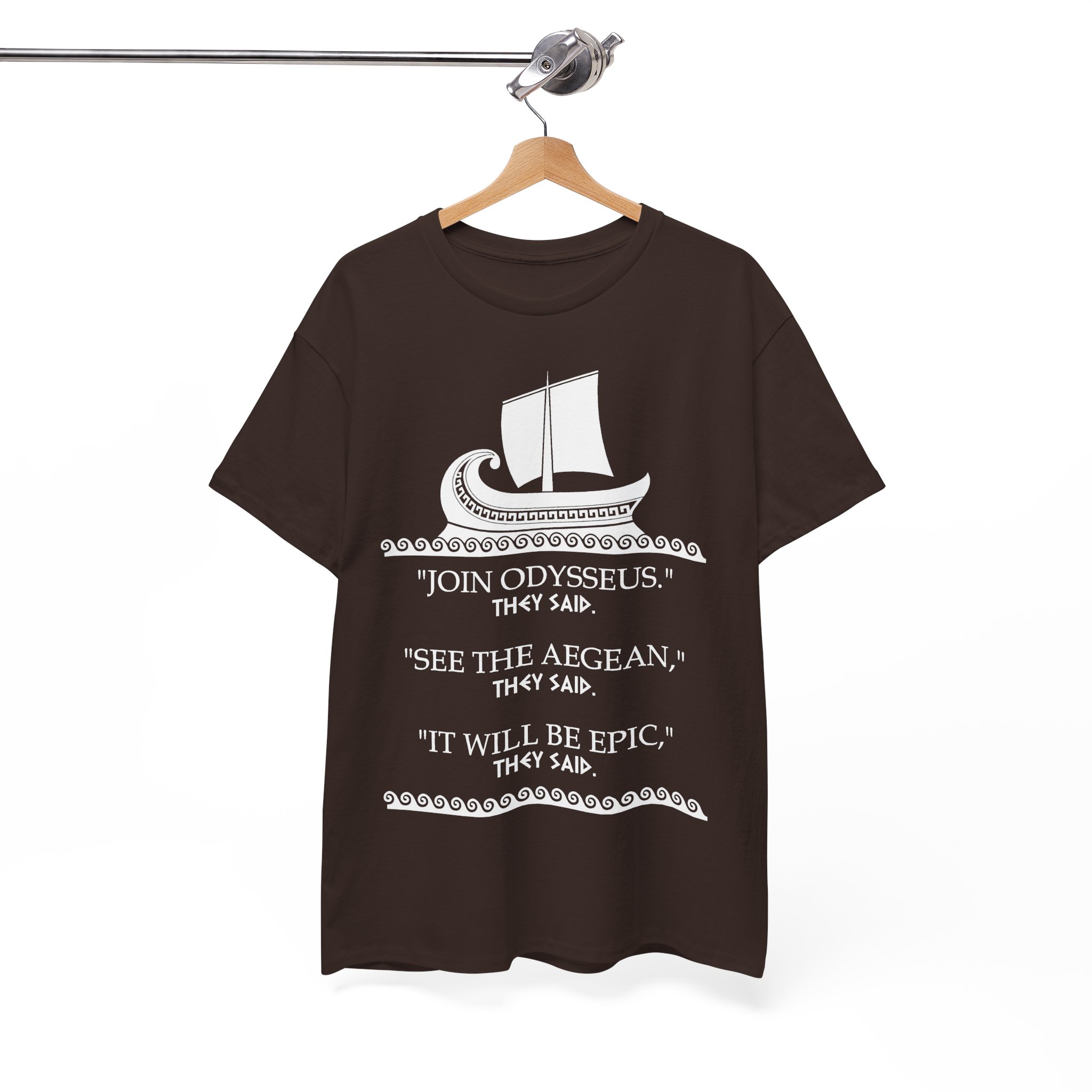 Join Odysseus T-shirt - Funny Odyssey tee - Greek Mythology - Image 6