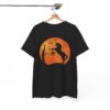 Halloween Unicorn Tee - Spooky Pumpkin Moon Silhouette Shirt