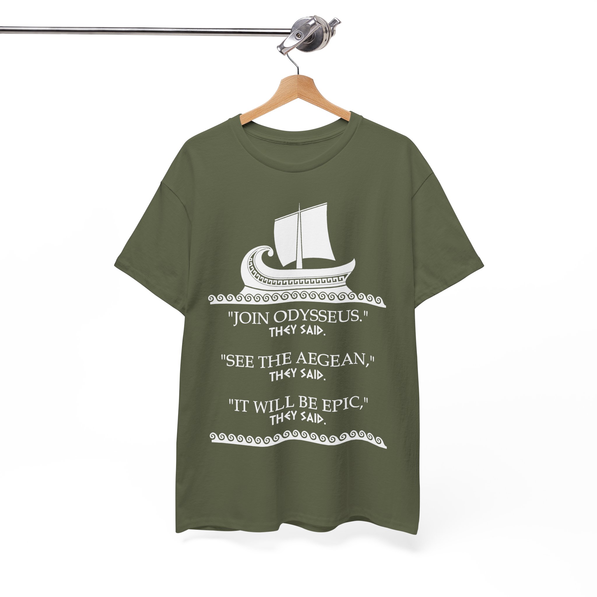 Join Odysseus T-shirt - Funny Odyssey tee - Greek Mythology - Image 7