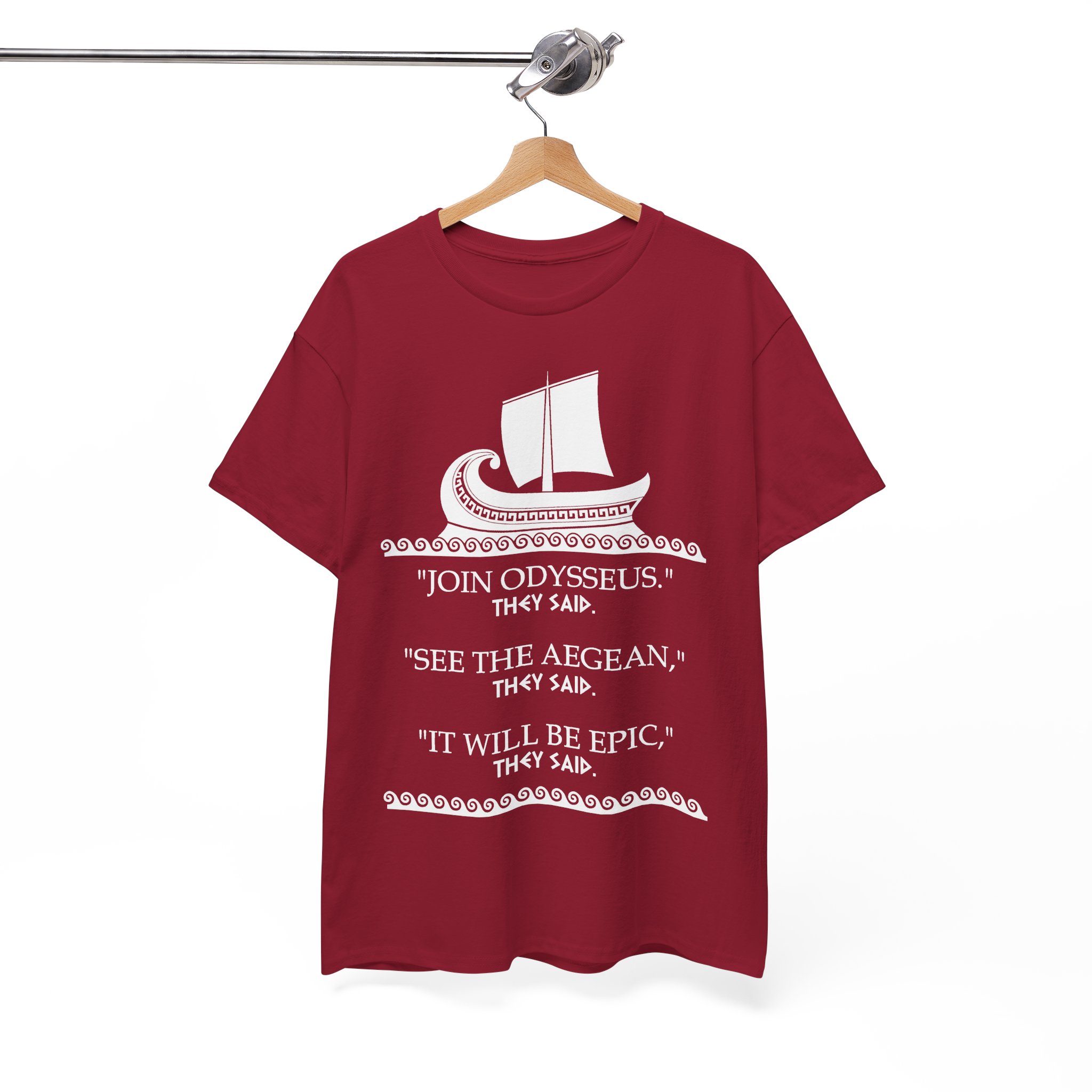 Join Odysseus T-shirt - Funny Odyssey tee - Greek Mythology - Image 15